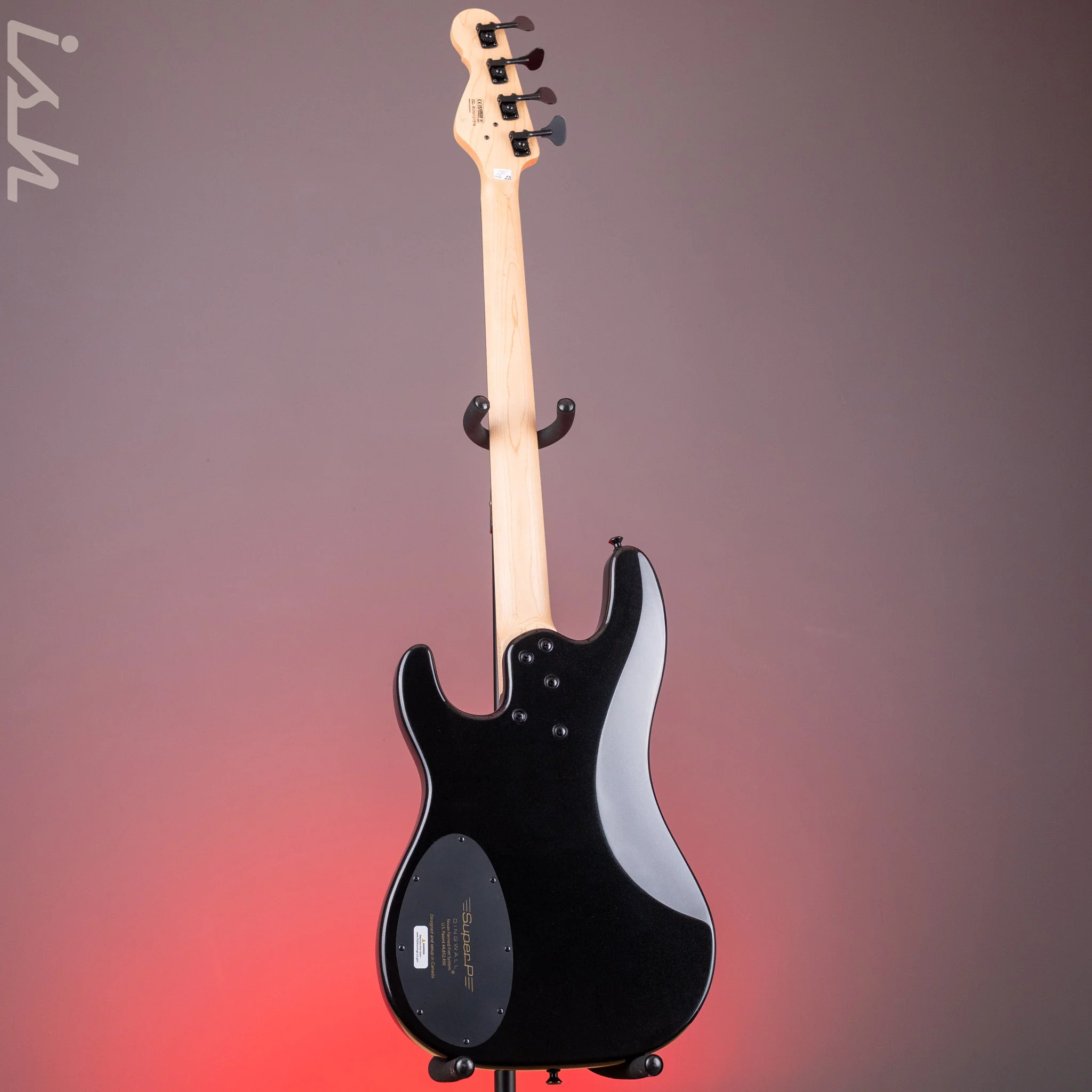 Dingwall SP1 4-String Bass Gloss Metallic Black - Image 7
