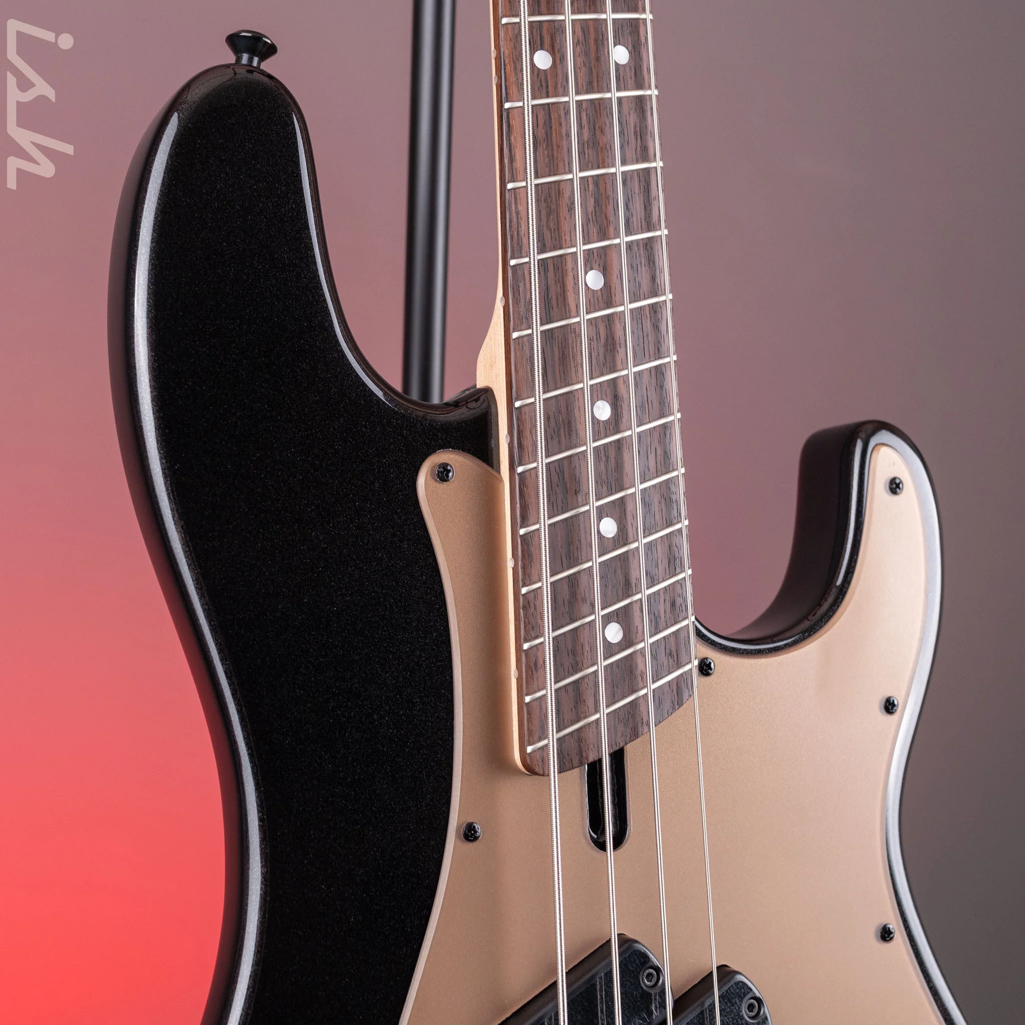 Dingwall SP1 4-String Bass Gloss Metallic Black - Image 4