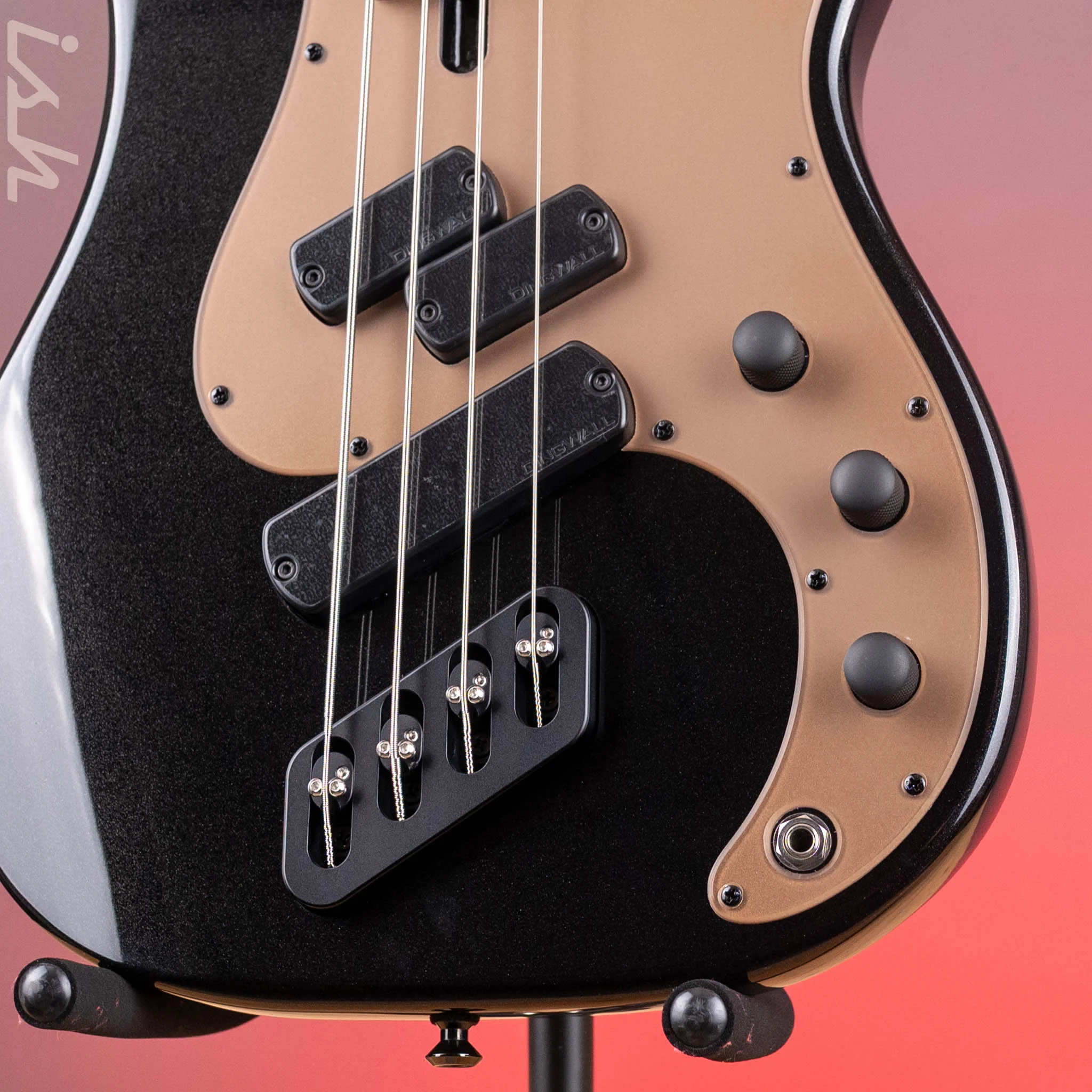 Dingwall SP1 4-String Bass Gloss Metallic Black - Image 5