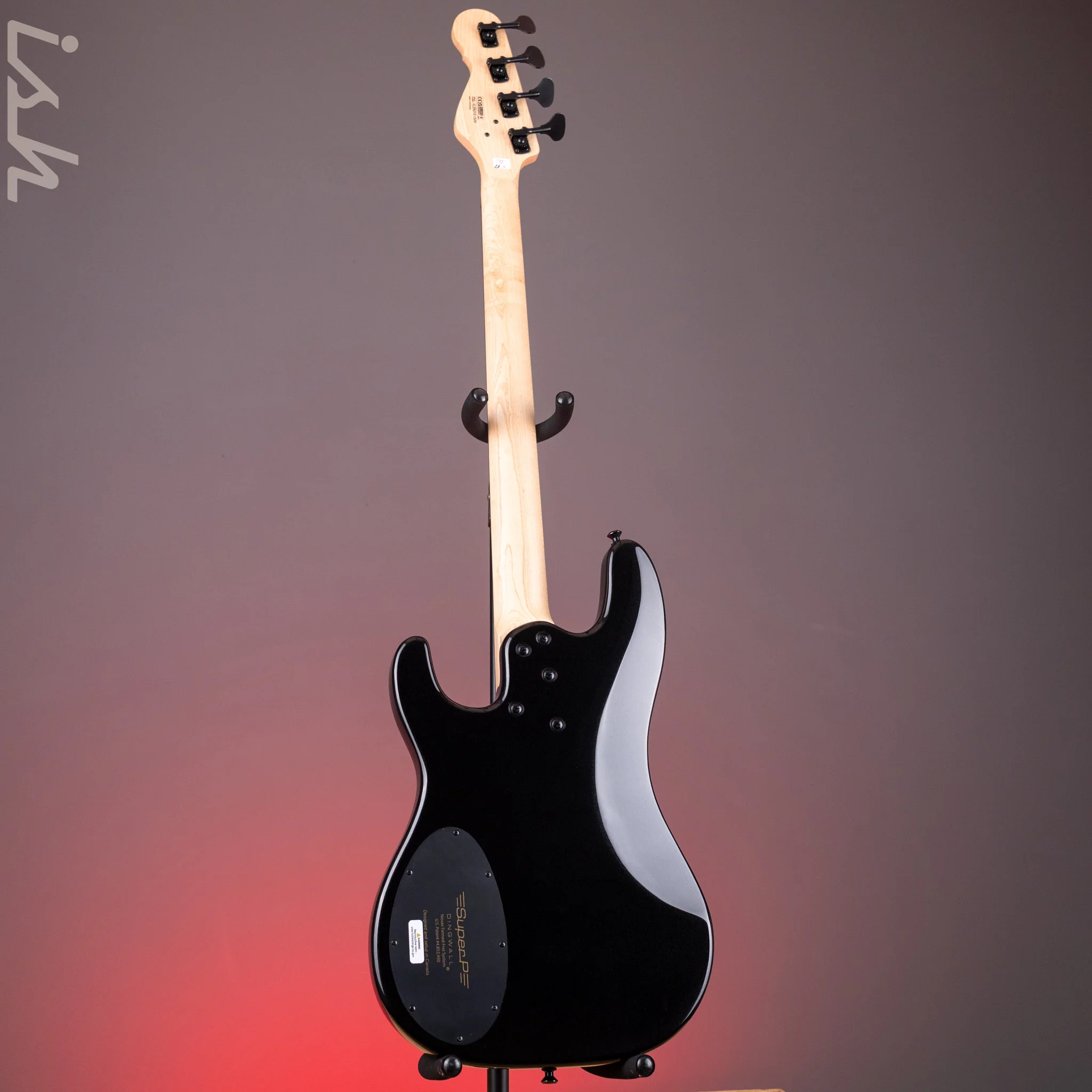 Dingwall SP1 4-String Bass Gloss Metallic Black - Image 7