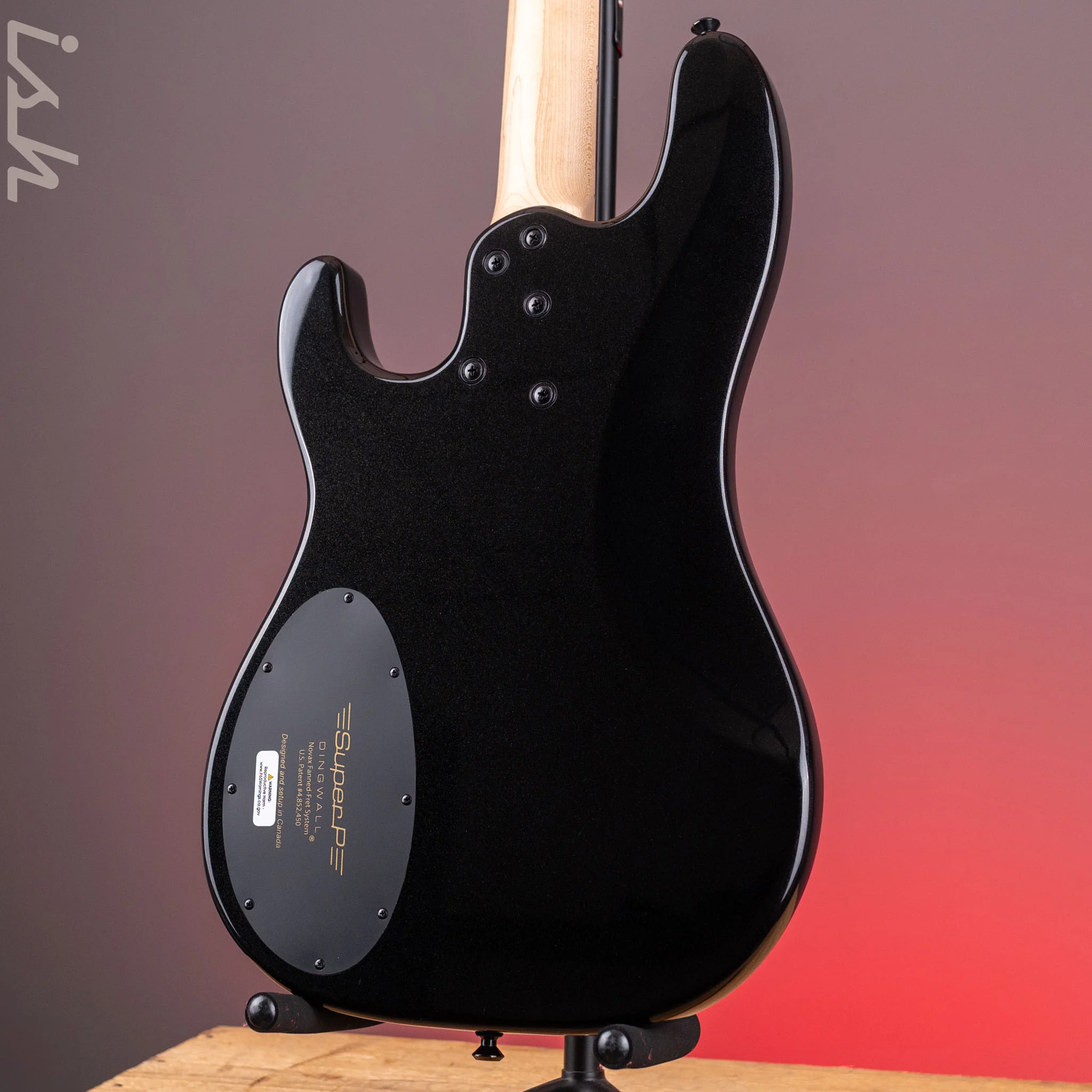 Dingwall SP1 4-String Bass Gloss Metallic Black - Image 8