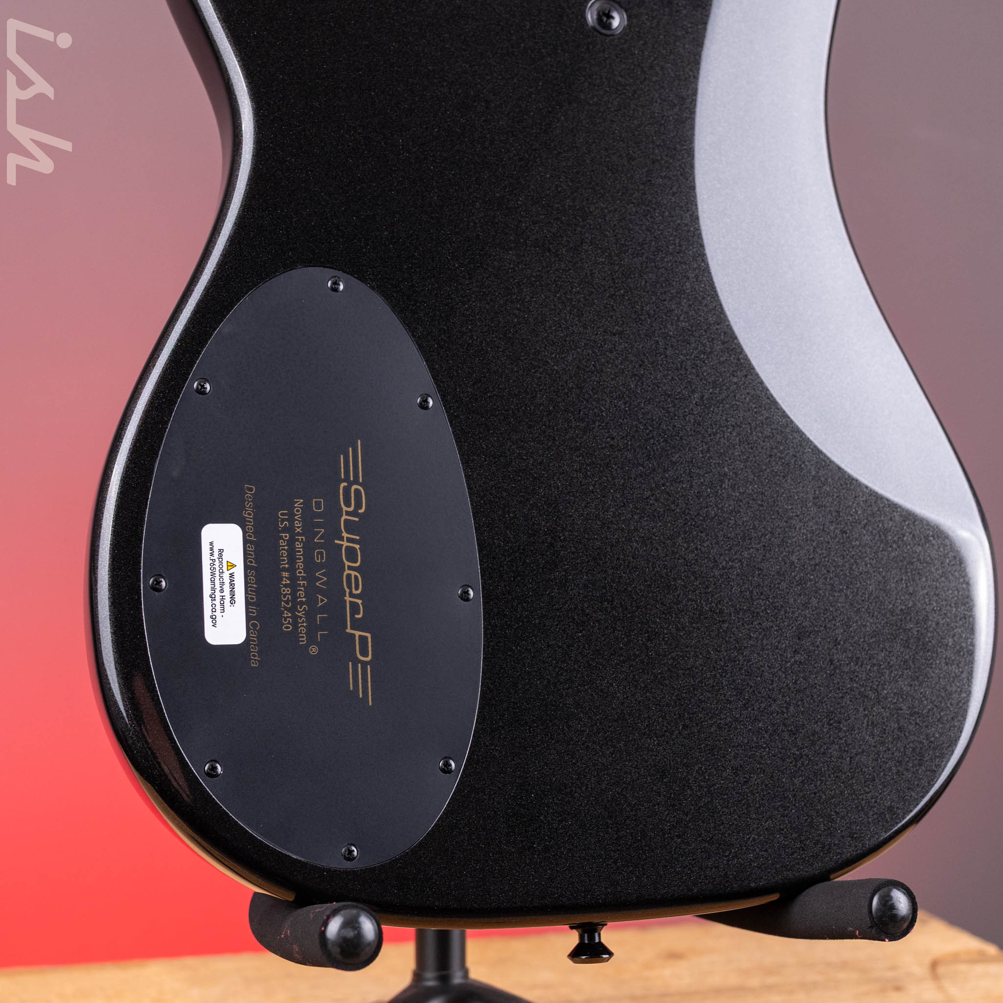 Dingwall SP1 4-String Bass Gloss Metallic Black B-STOCK - Image 10