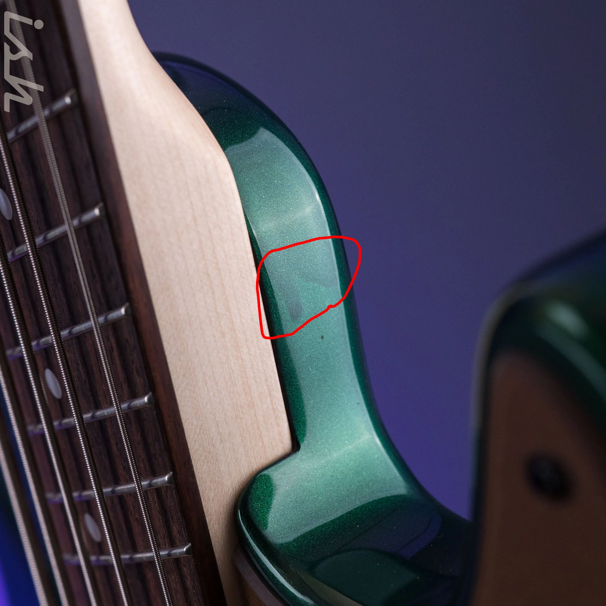 Dingwall SP1 5-String Bass Dark Candy Green B-Stock - Image 11