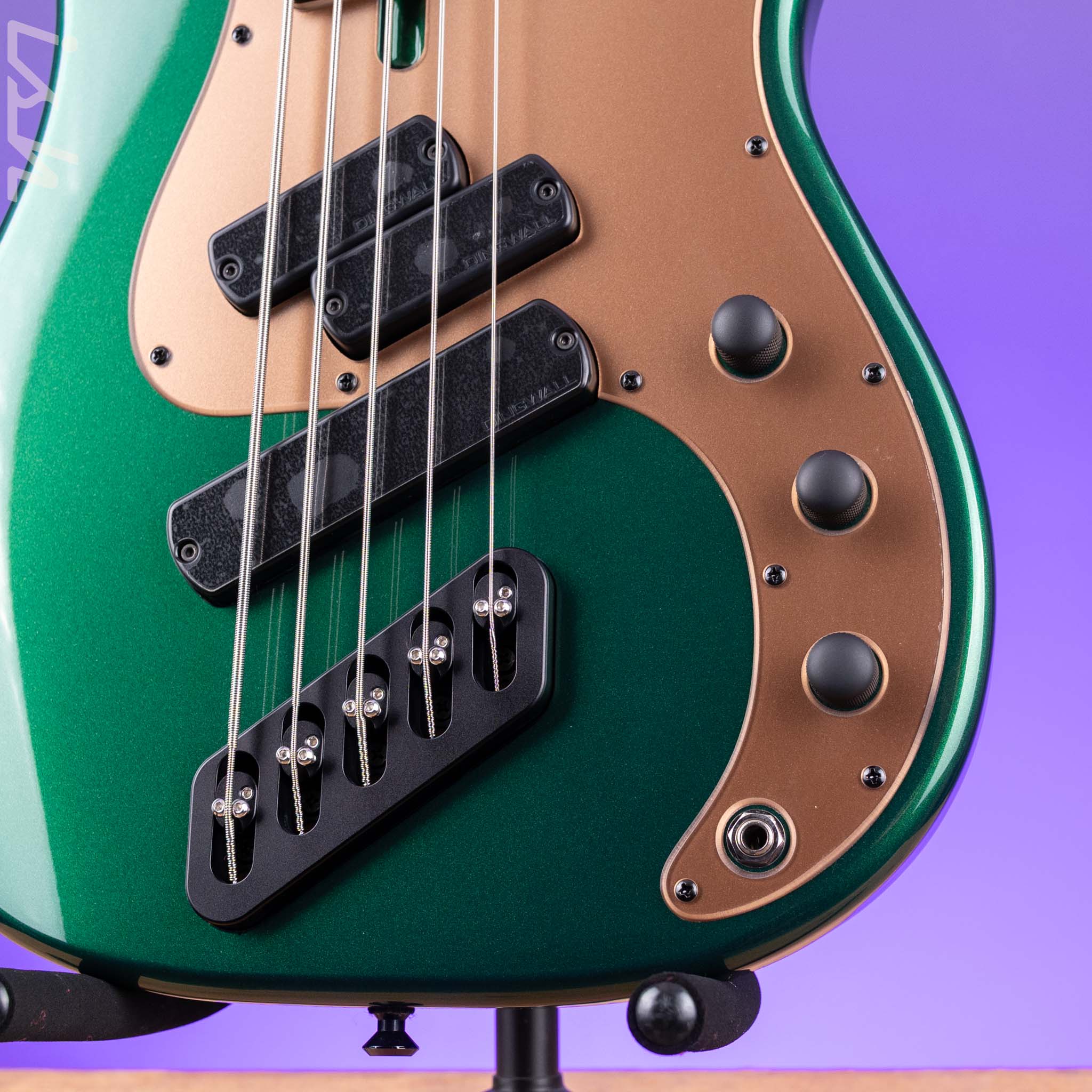 Dingwall SP1 5-String Bass Dark Candy Green Gloss - Image 5