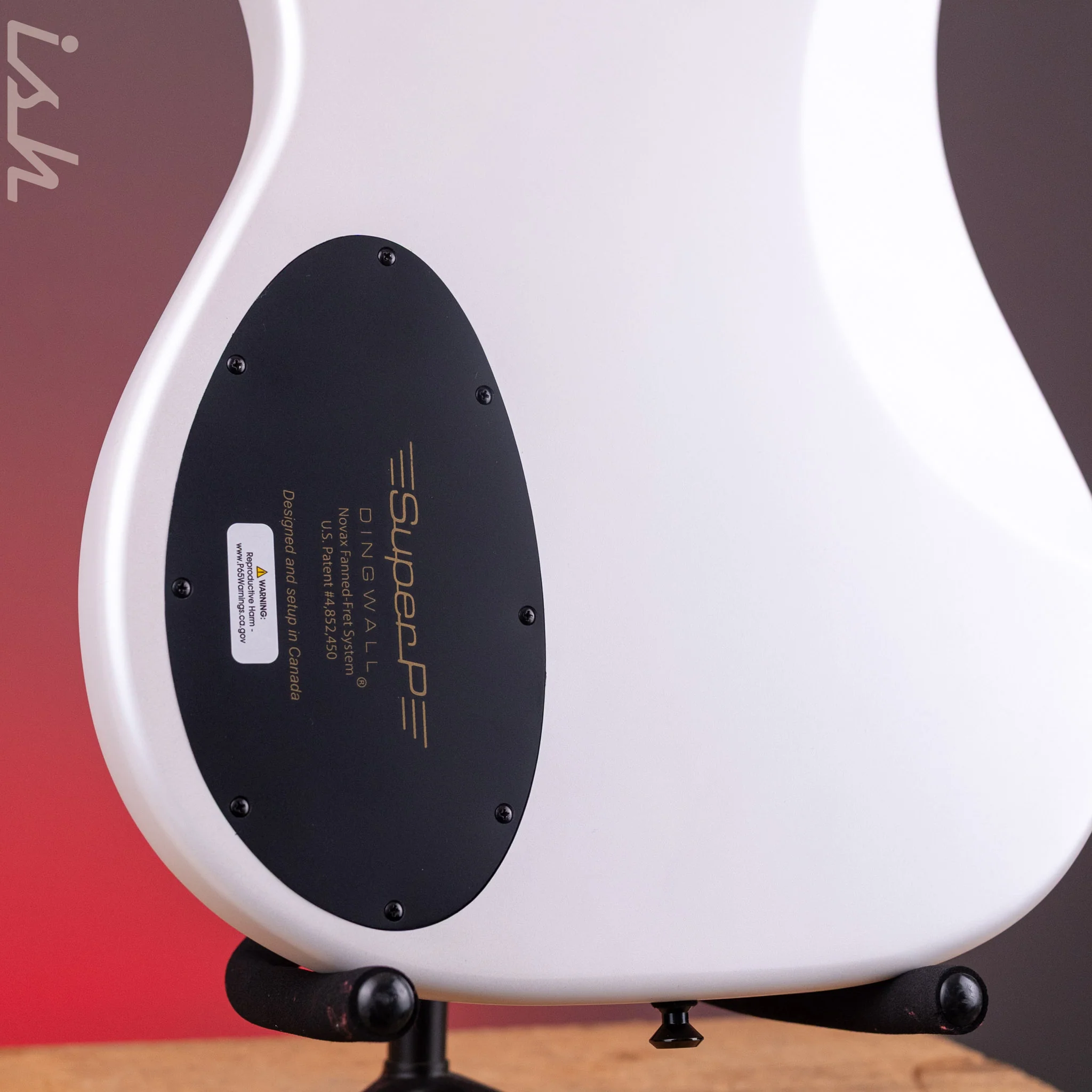 Dingwall SP1 5-String Bass Matte Ducati Pearl White - Image 10