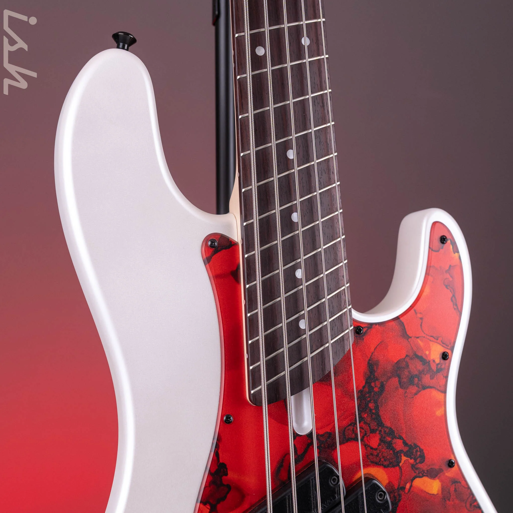 Dingwall SP1 5-String Bass Matte Ducati Pearl White - Image 4