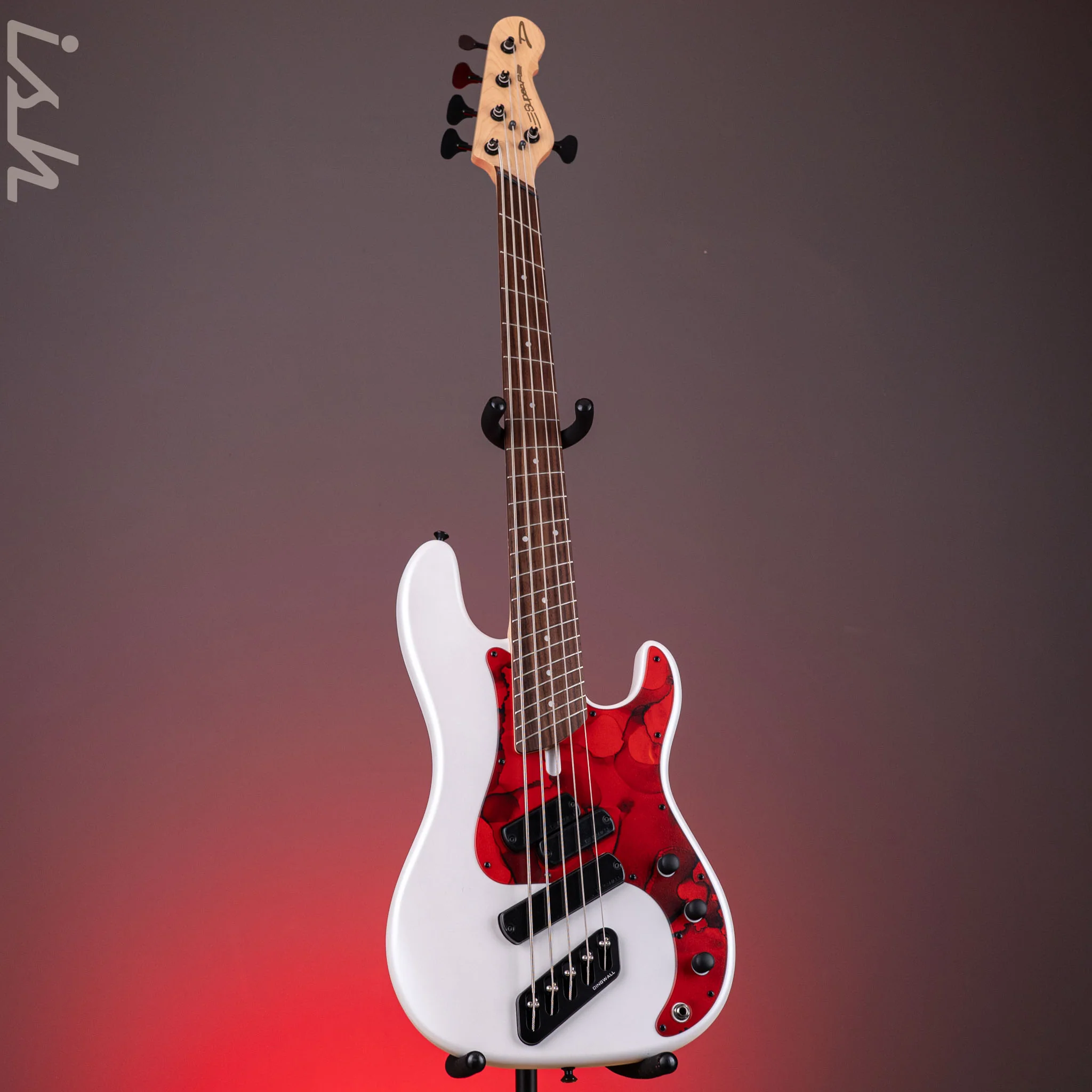 Dingwall SP1 5-String Bass Ducati White - Image 2