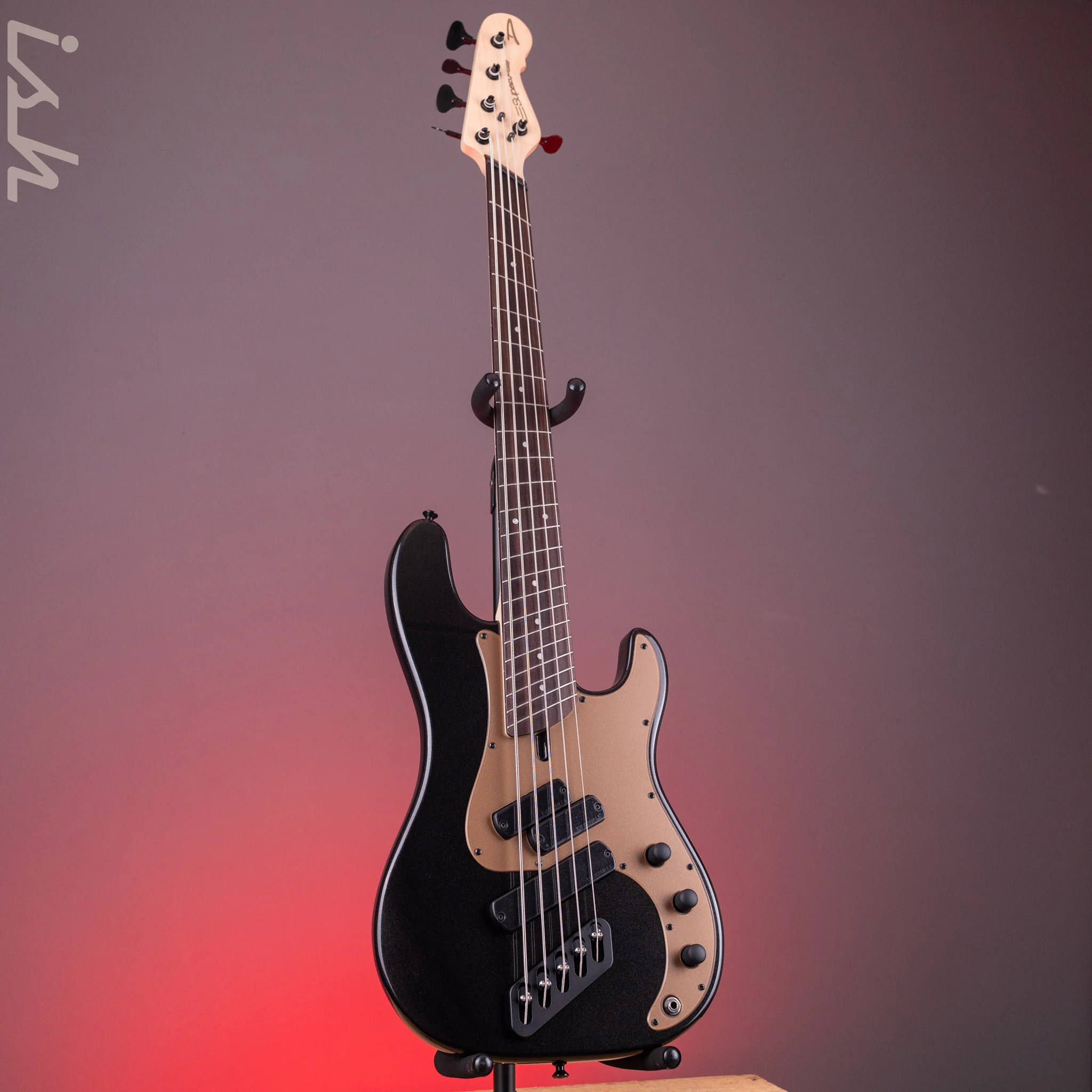 Dingwall SP1 5-String Bass Gloss Metallic Black - Image 2
