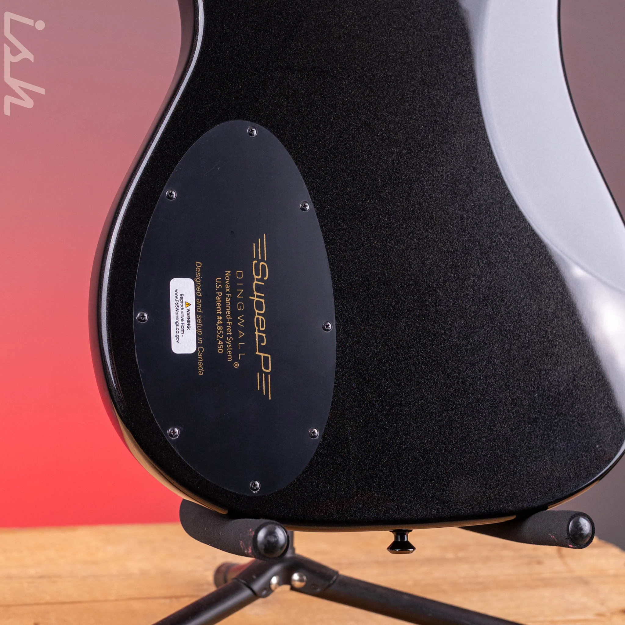 Dingwall SP1 5-String Bass Gloss Metallic Black - Image 10