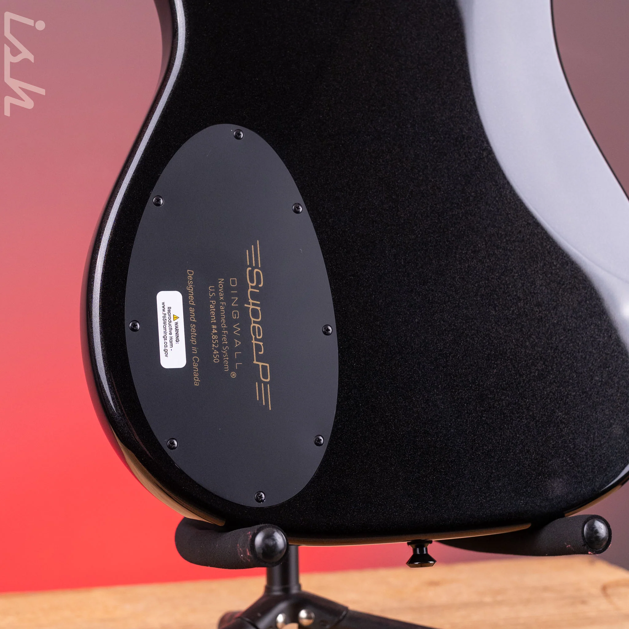 Dingwall SP1 5-String Bass Gloss Metallic Black - Image 10
