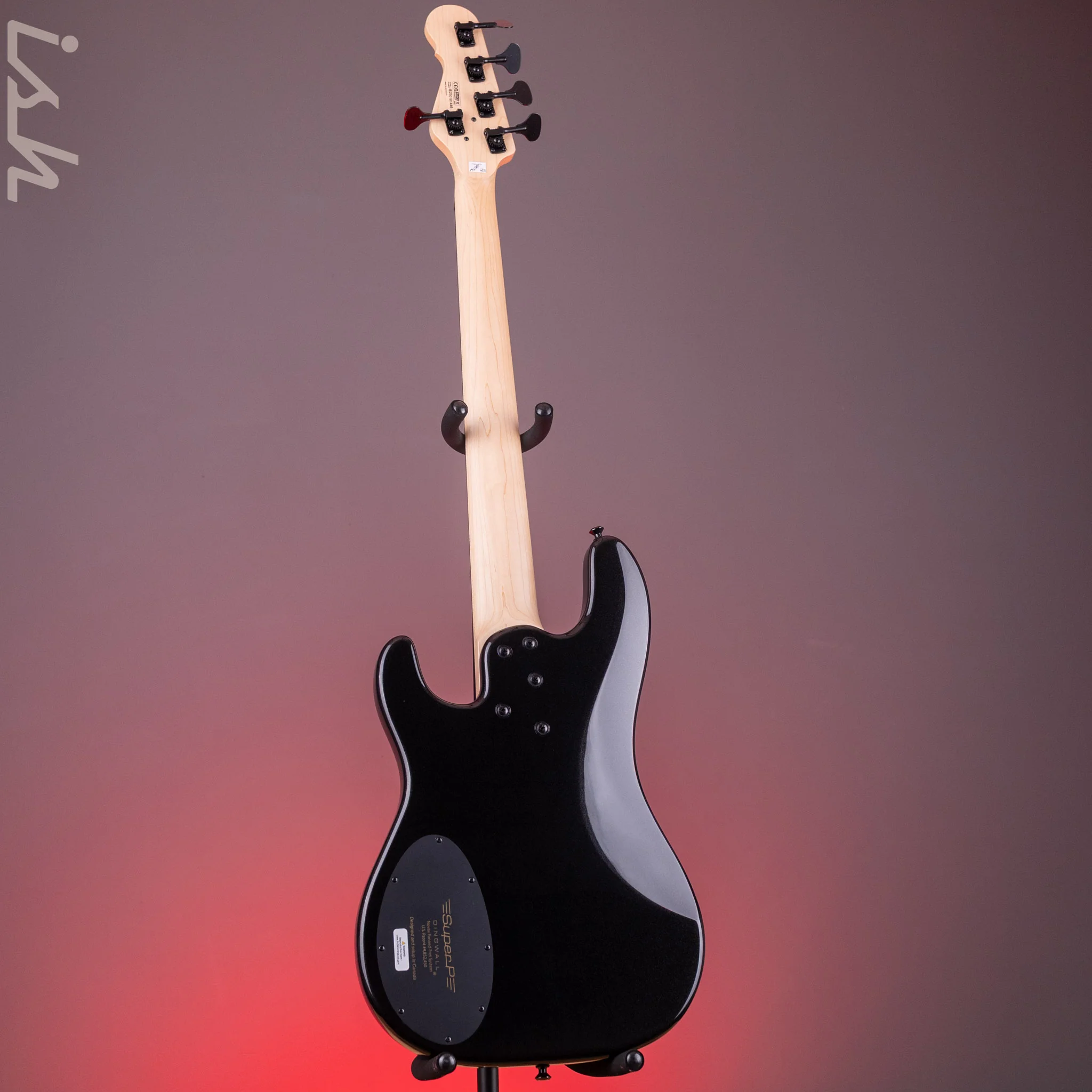 Dingwall SP1 5-String Bass Gloss Metallic Black - Image 7