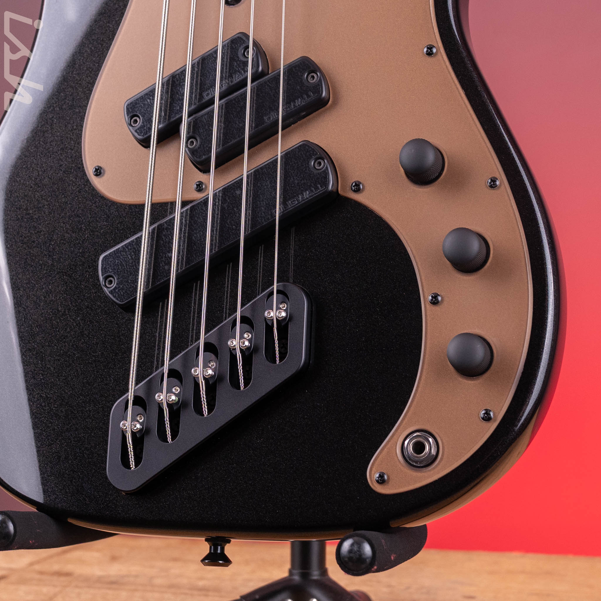 Dingwall SP1 5-String Bass Gloss Metallic Black - Image 5