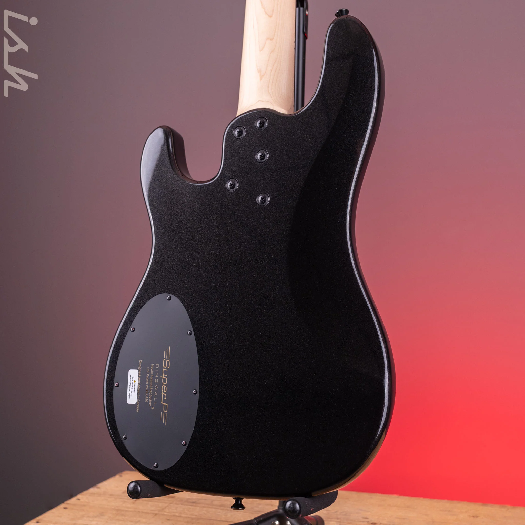 Dingwall SP1 5-String Bass Gloss Metallic Black - Image 8