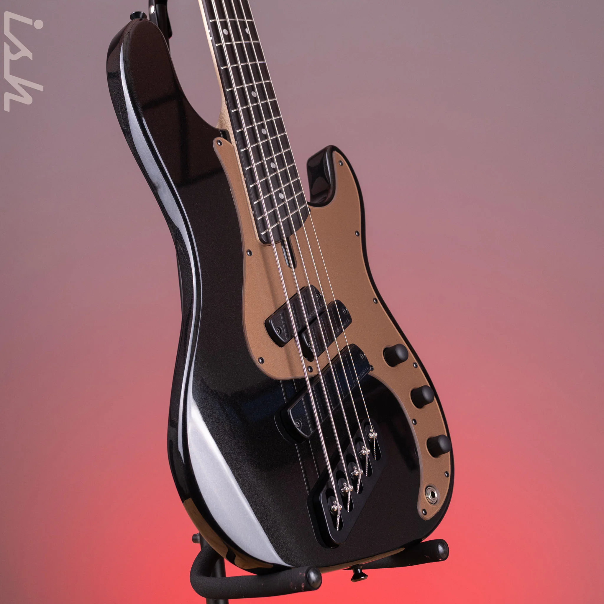 Dingwall SP1 5-String Bass Gloss Metallic Black - Image 3