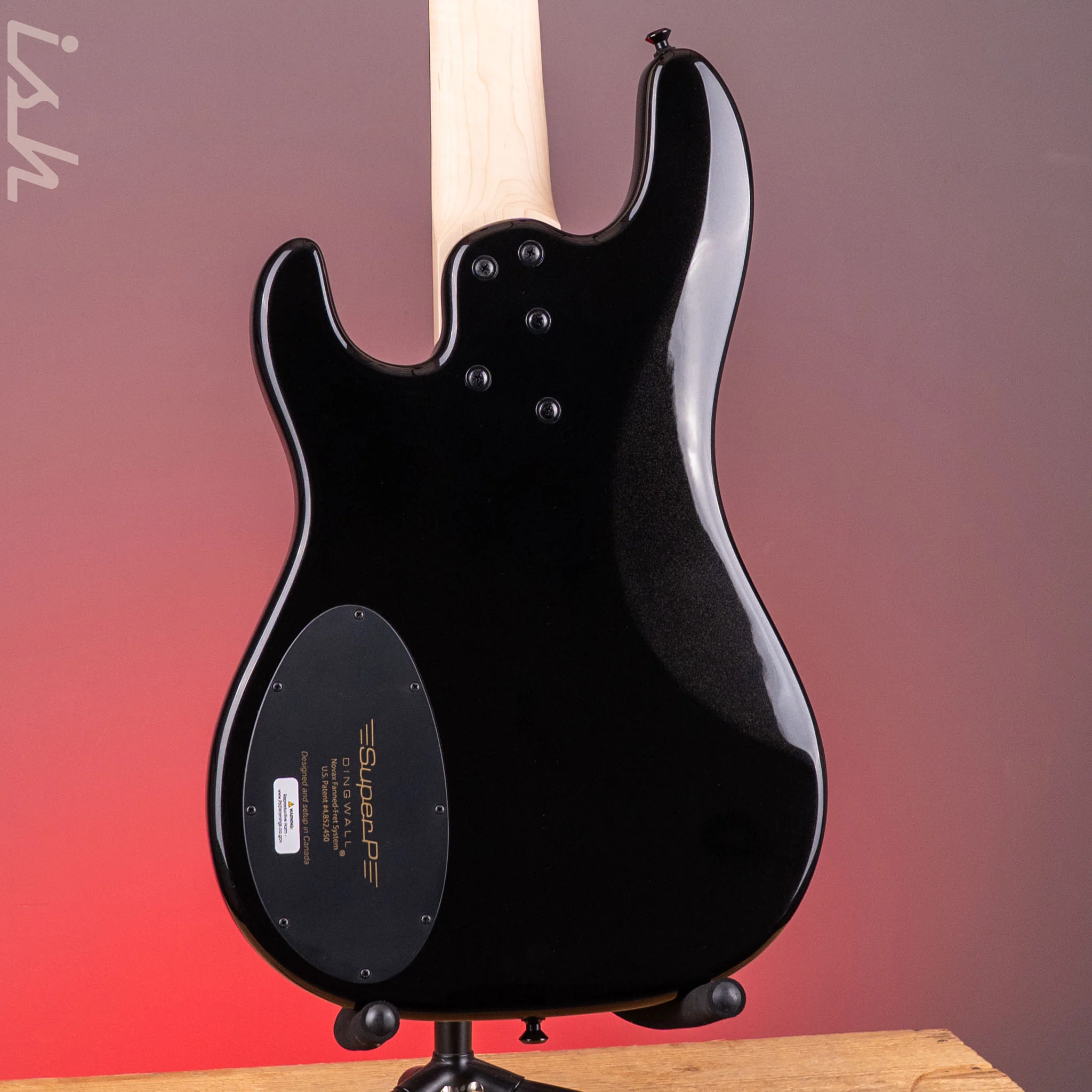 Dingwall SP1 5-String Bass Gloss Metallic Black - Image 9