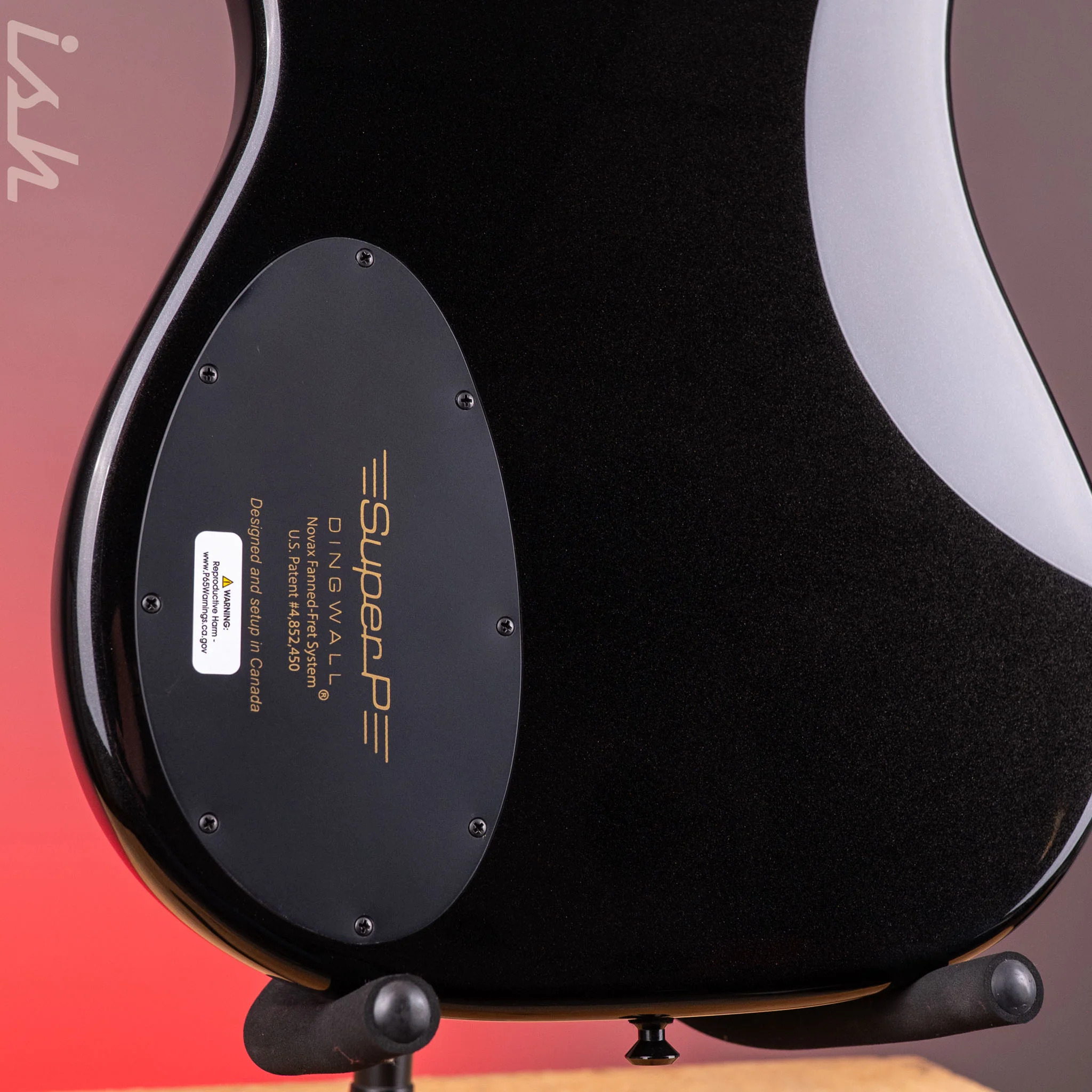 Dingwall SP1 5-String Bass Gloss Metallic Black - Image 11