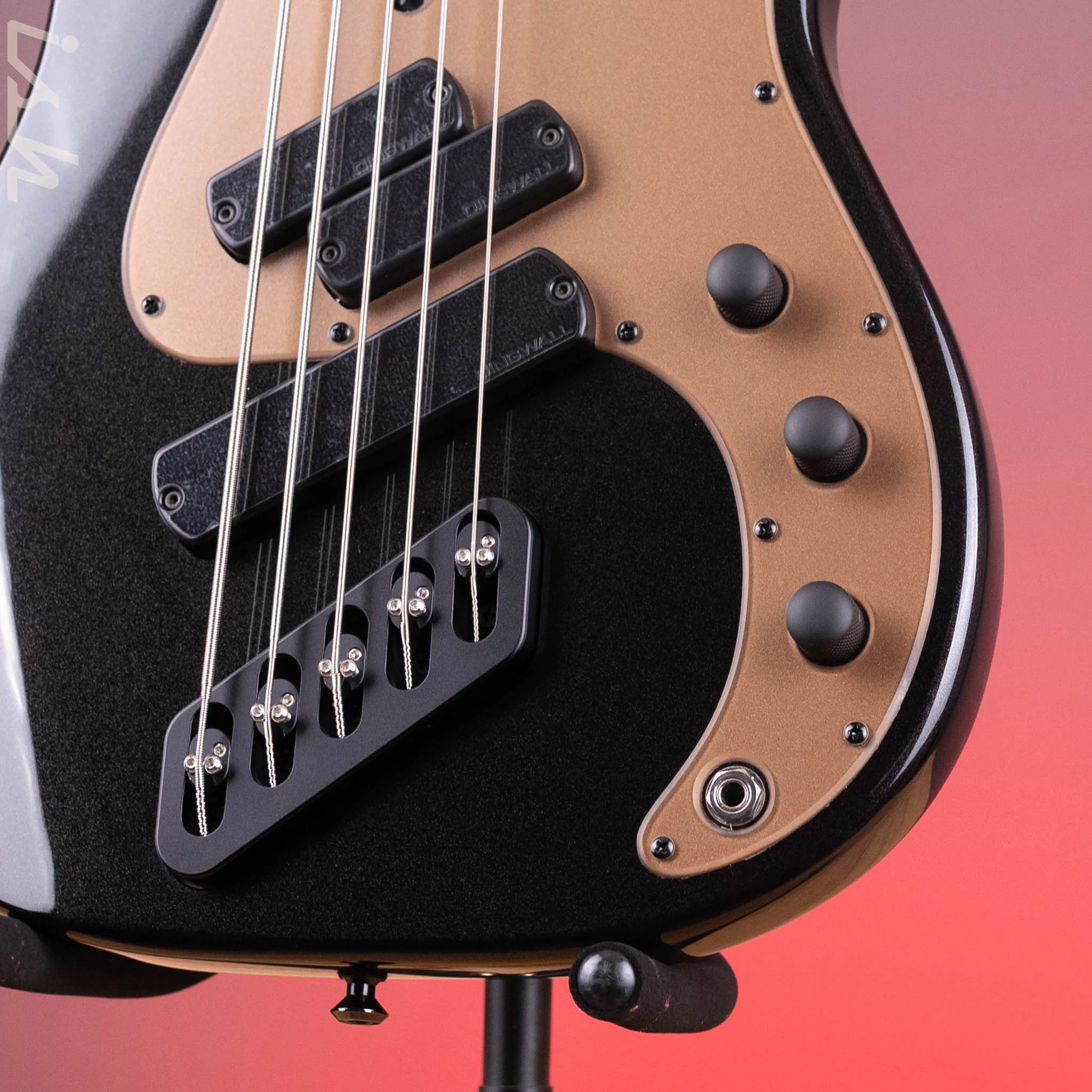Dingwall SP1 5-String Bass Gloss Metallic Black - Image 5