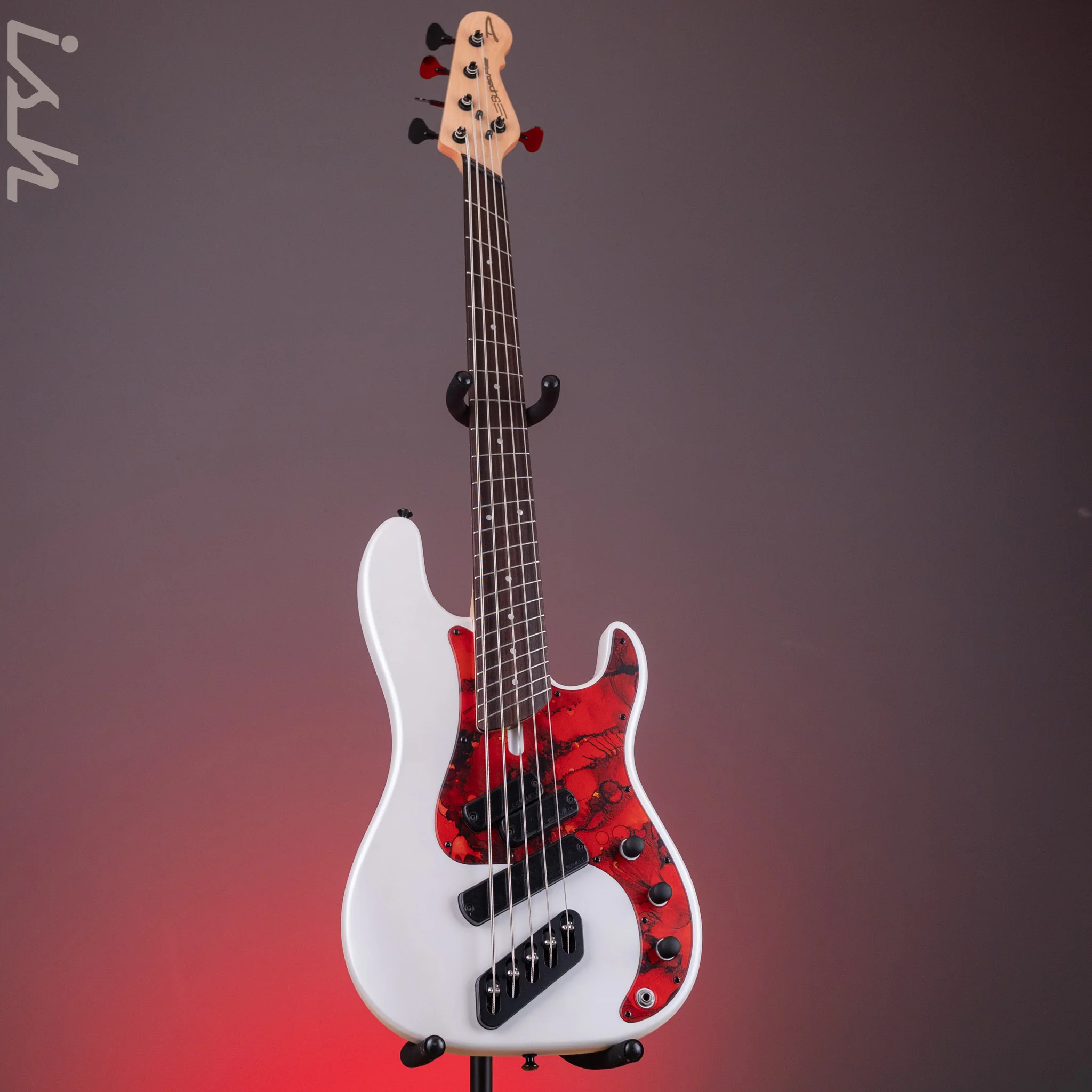 Dingwall SP1 5-String Bass Matte Ducati Pearl White - Image 2