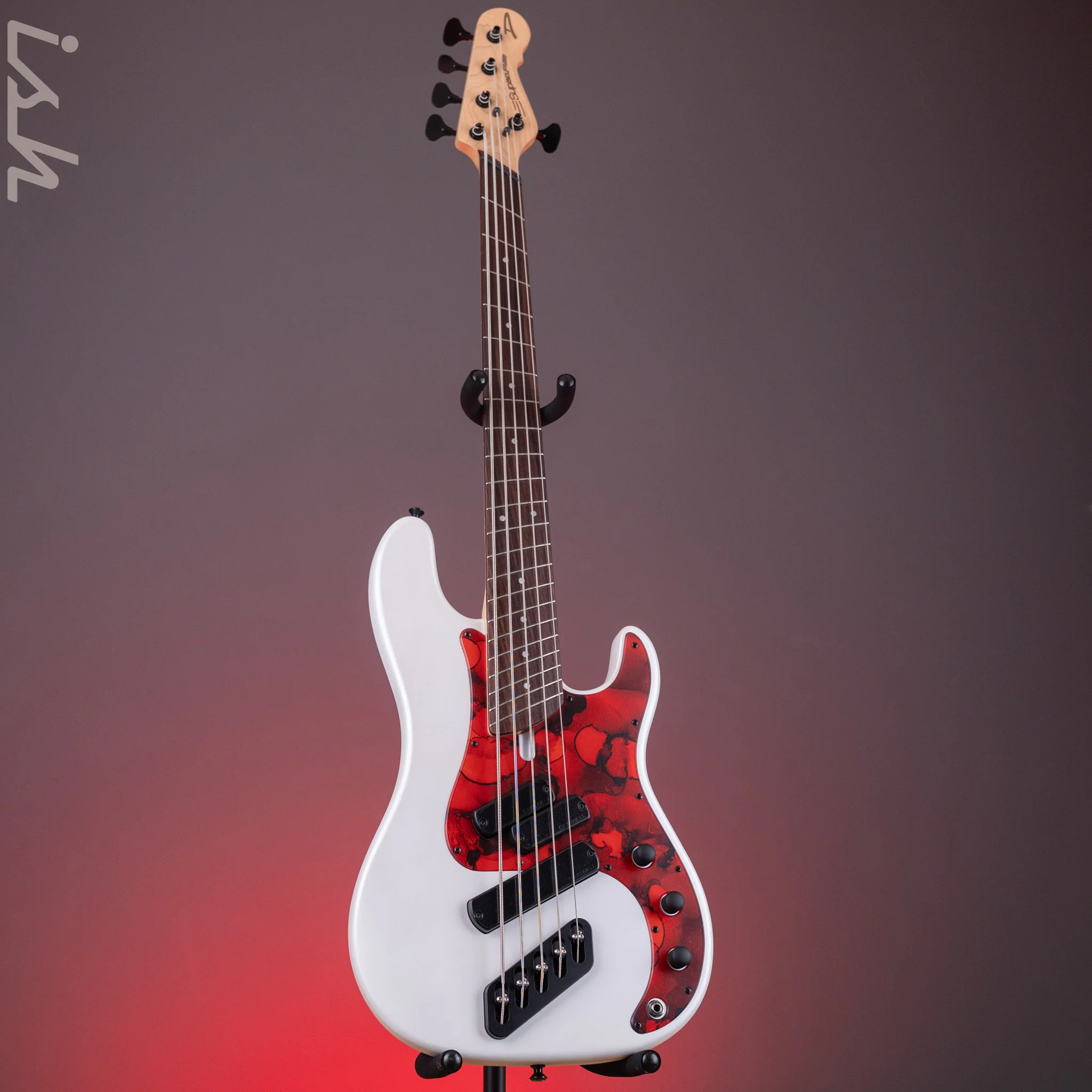 Dingwall SP1 5-String Bass Matte Ducati Pearl White - Image 2