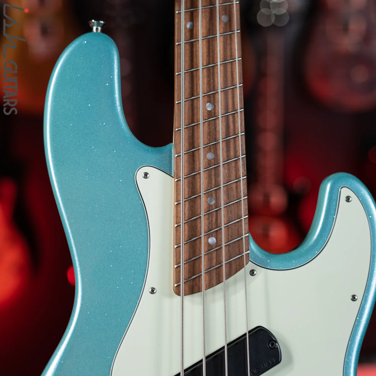Dingwall Super J 4-String Bass Ocean Turquoise Sparkle Gloss - Image 3
