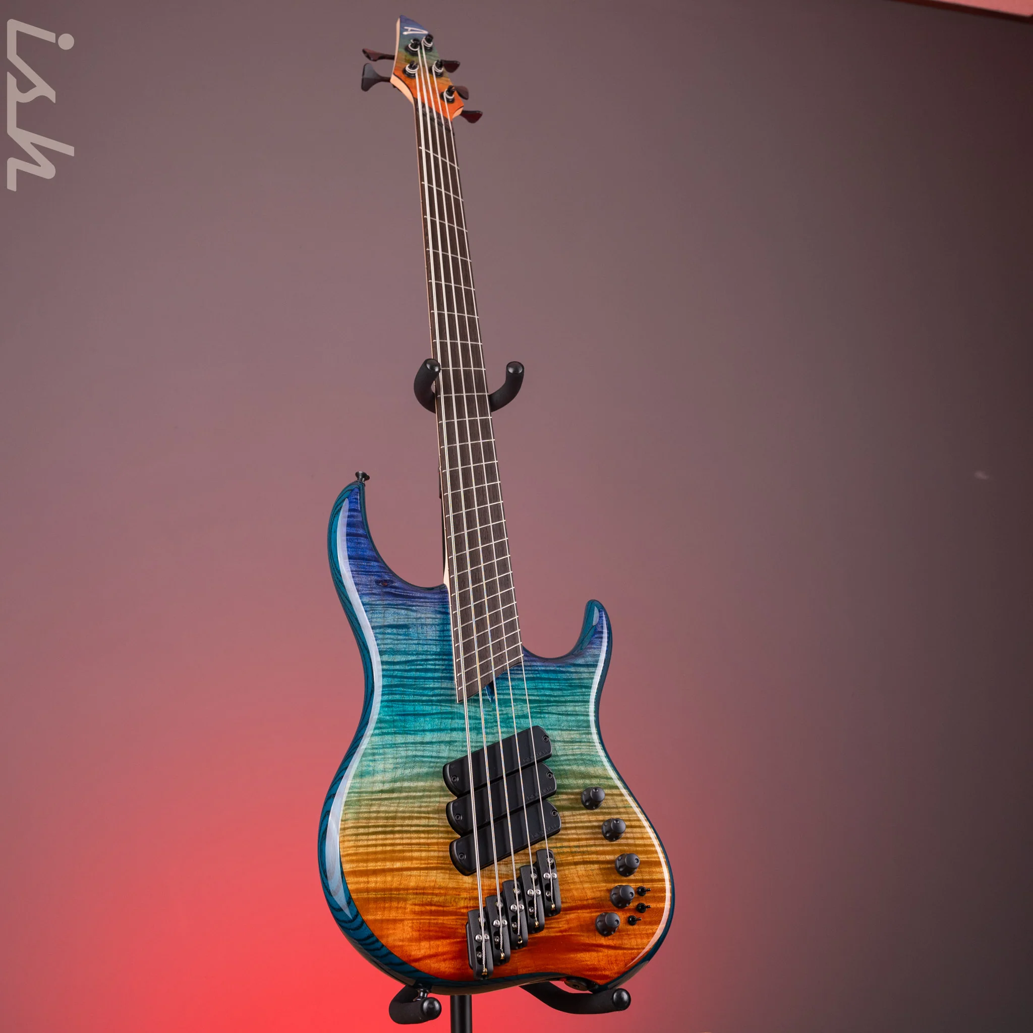 Dingwall Z3 5-String Bass Indigo to Orange Fade - Image 2