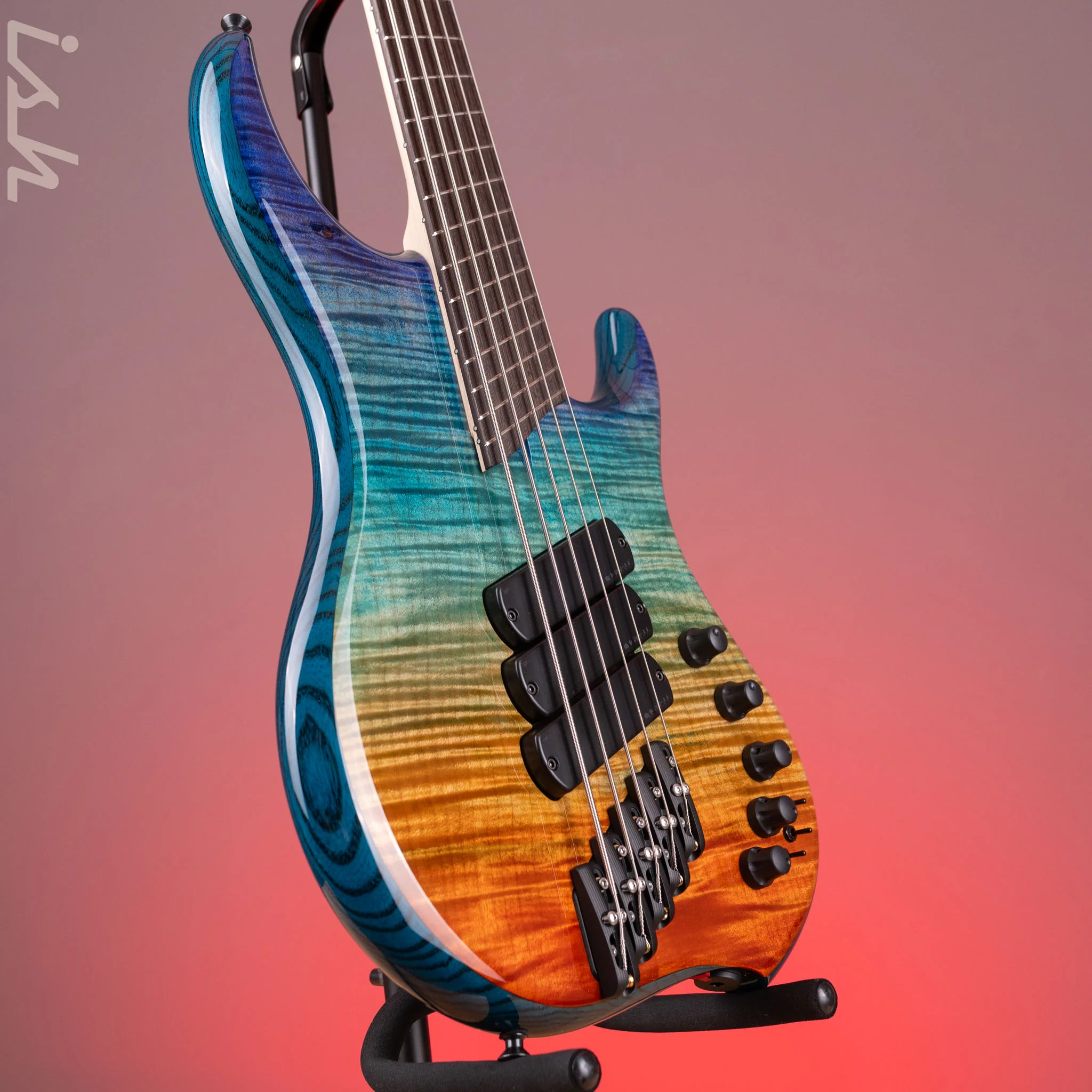 Dingwall Z3 5-String Bass Indigo to Orange Fade - Image 3