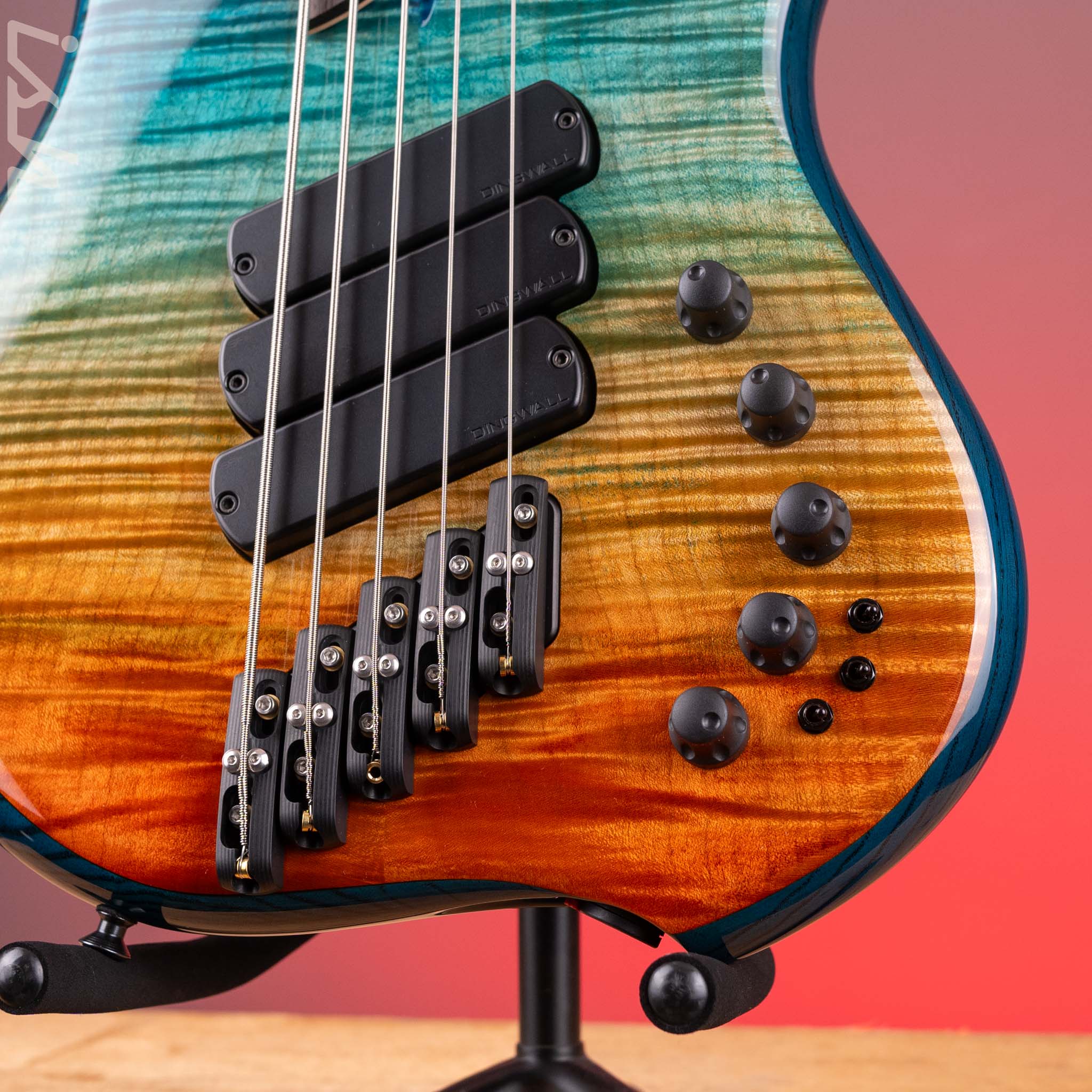 Dingwall Z3 5-String Bass Indigo to Orange Fade - Image 5