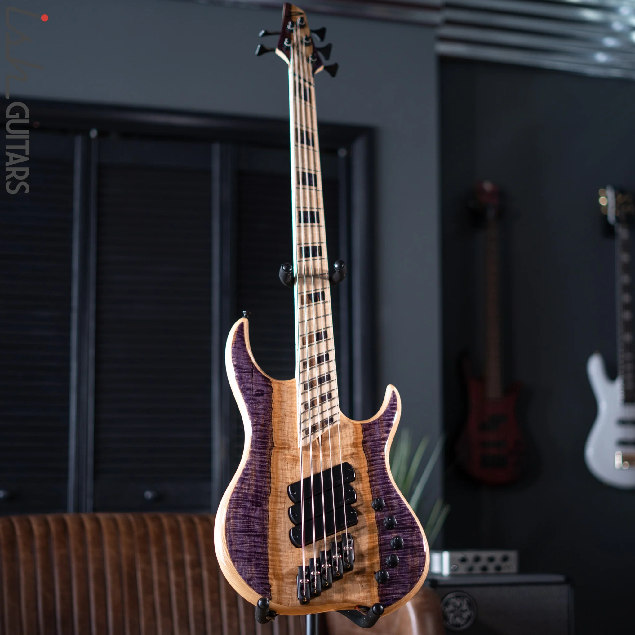 Dingwall Z3 5-String Bass Spalted Maple Purple Canyon Gloss Finish - Image 2