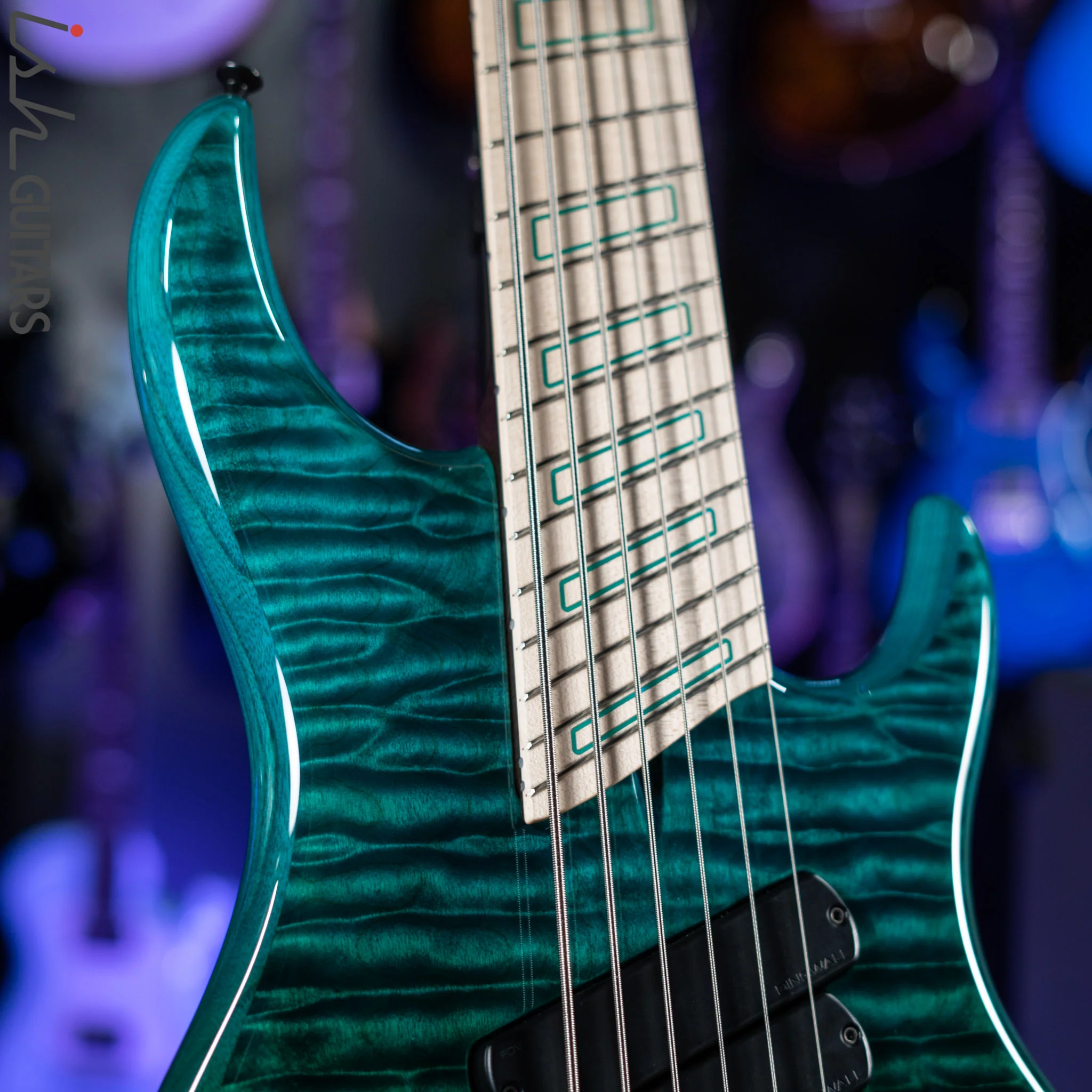 Dingwall Z3 6-String Bass Green to Turquoise Fade - Image 3