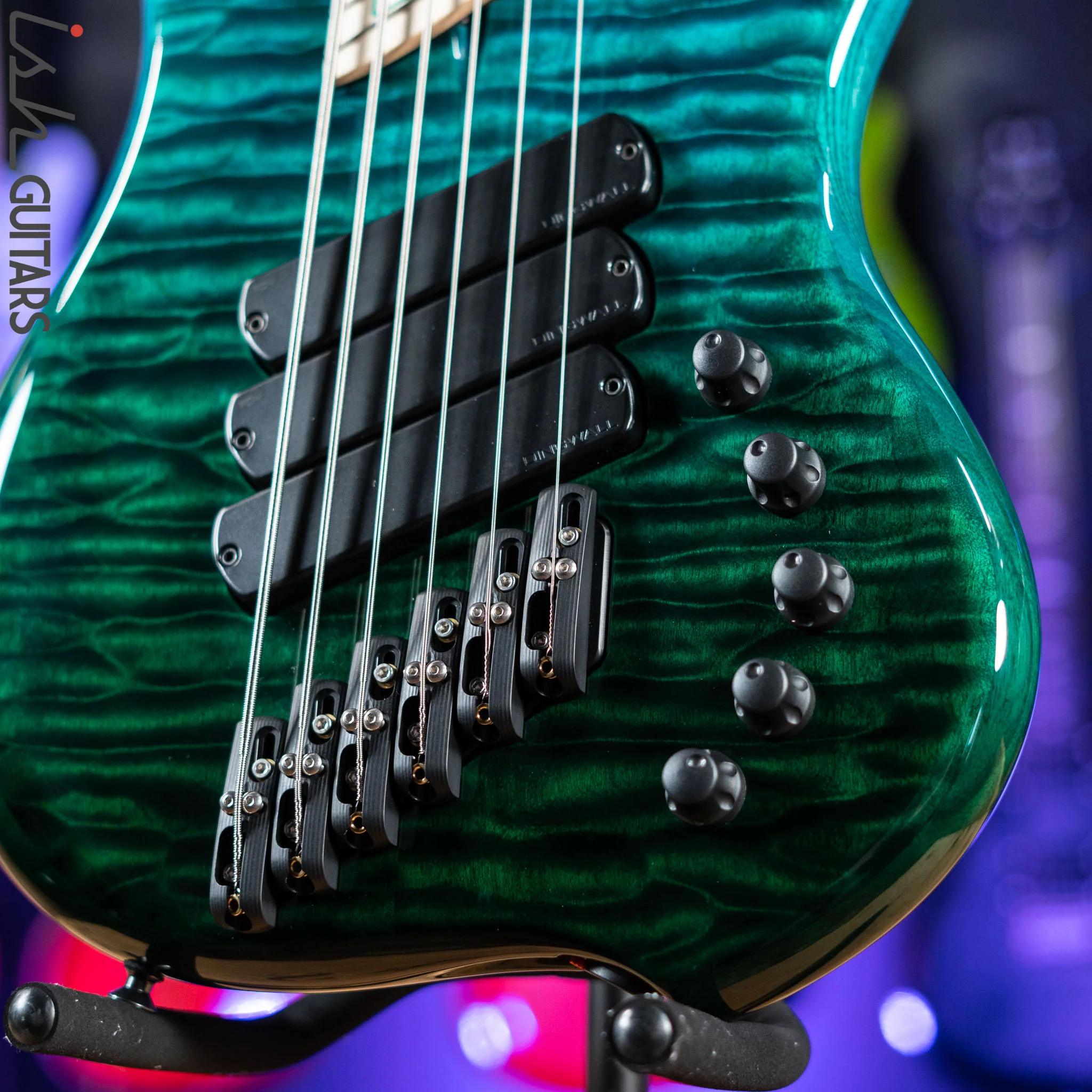 Dingwall Z3 6-String Bass Green to Turquoise Fade - Image 4