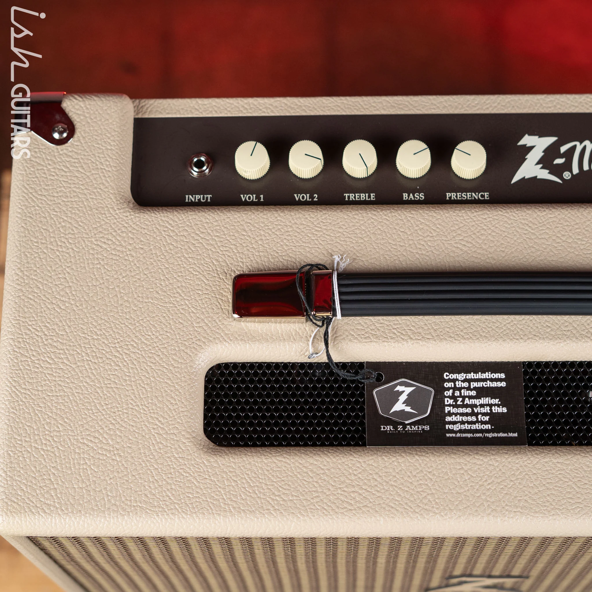 Dr. Z Amplification Joe Walsh Signature Z-Master 30watt 3x10 Combo Amplifier Blonde - Image 3
