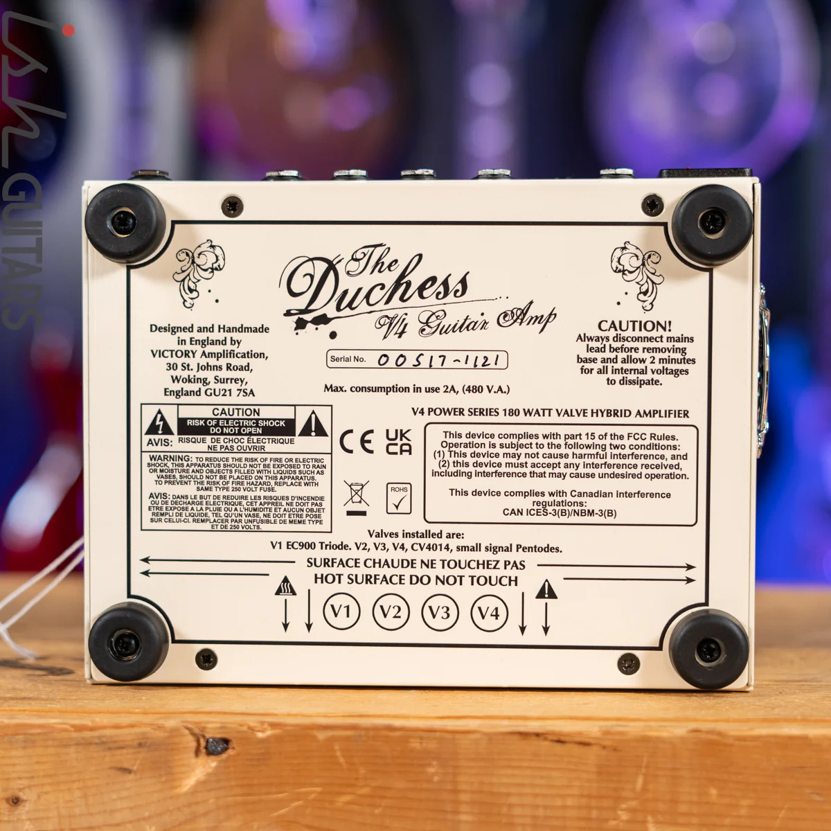 Victory Duchess V4 180W Valve Hybrid Guitar Pedal Amplifier - Image 5