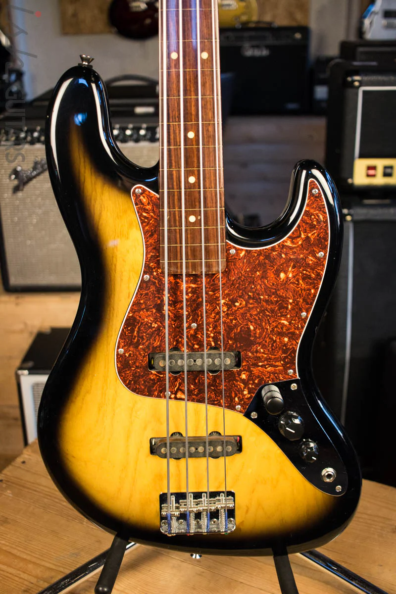 Early 90’s Schecter California Custom Fretless Jazz Bass