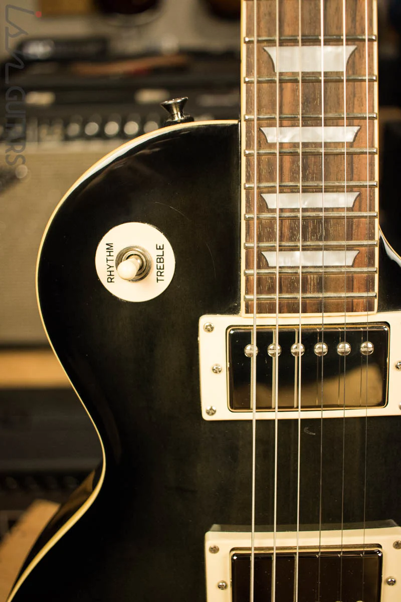 Epiphone Les Paul 1960 Tribute Plus Midnight Ebony Electric Guitar - Image 3