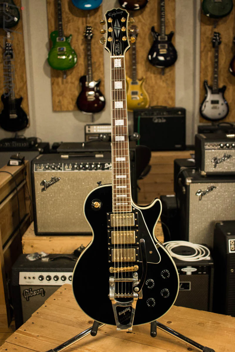 Epiphone Les Paul Black Beauty 3 Pickup w/ Bigsby - Image 2