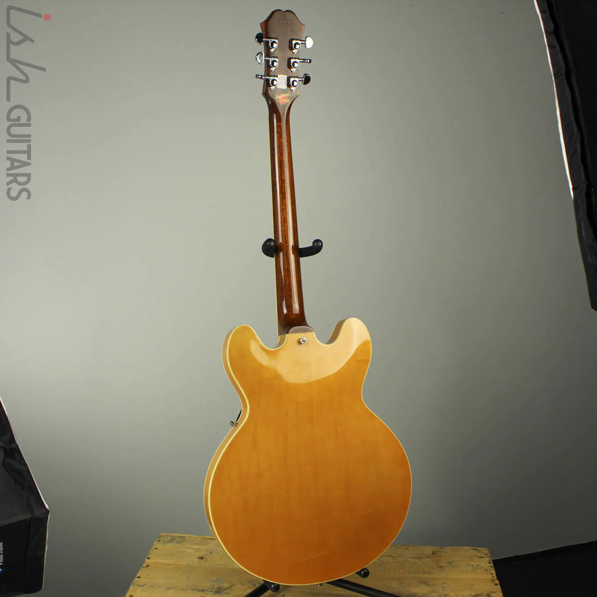 2007 Epiphone Valensi Riviera P94 Elitist Antique Natural - Image 6