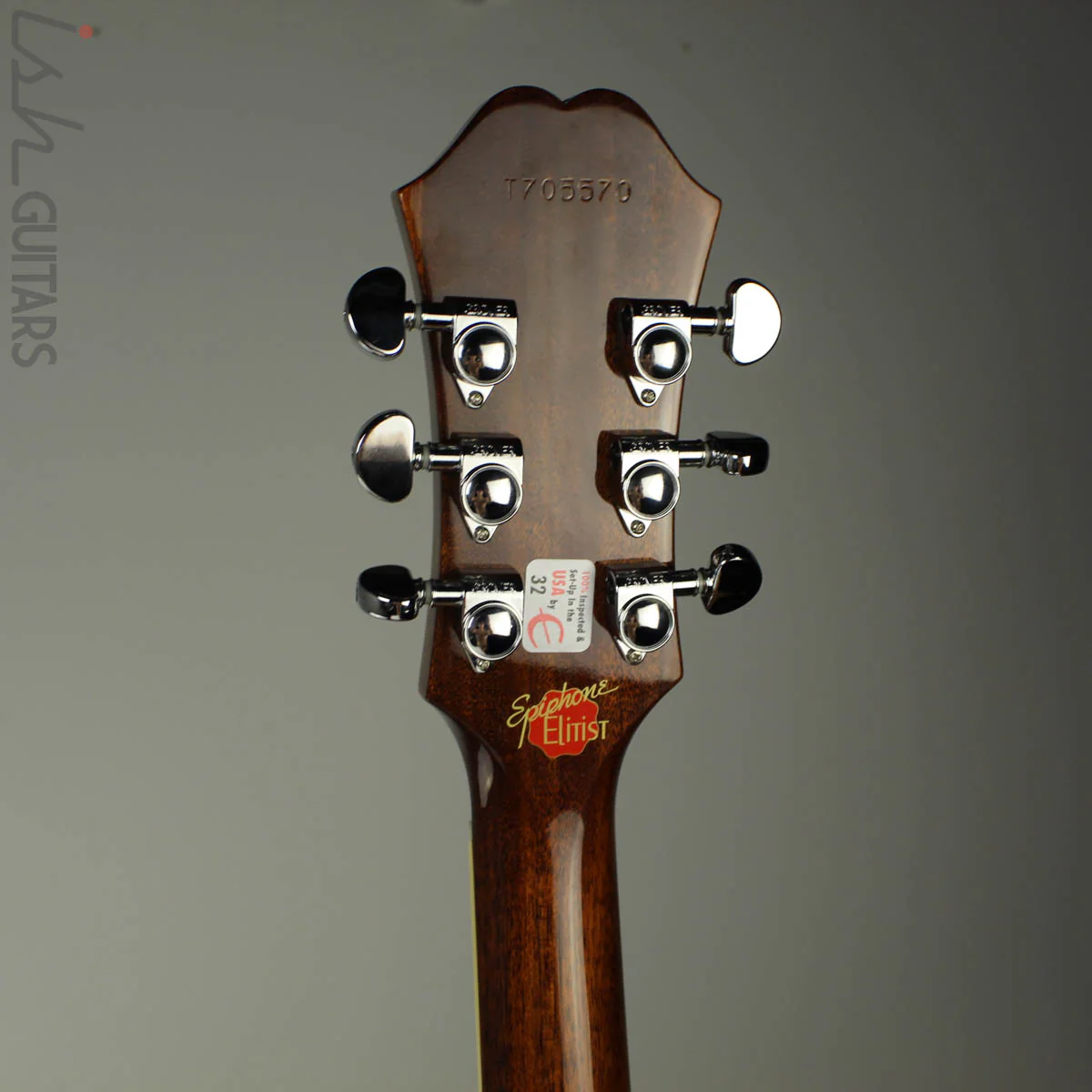 2007 Epiphone Valensi Riviera P94 Elitist Antique Natural - Image 9