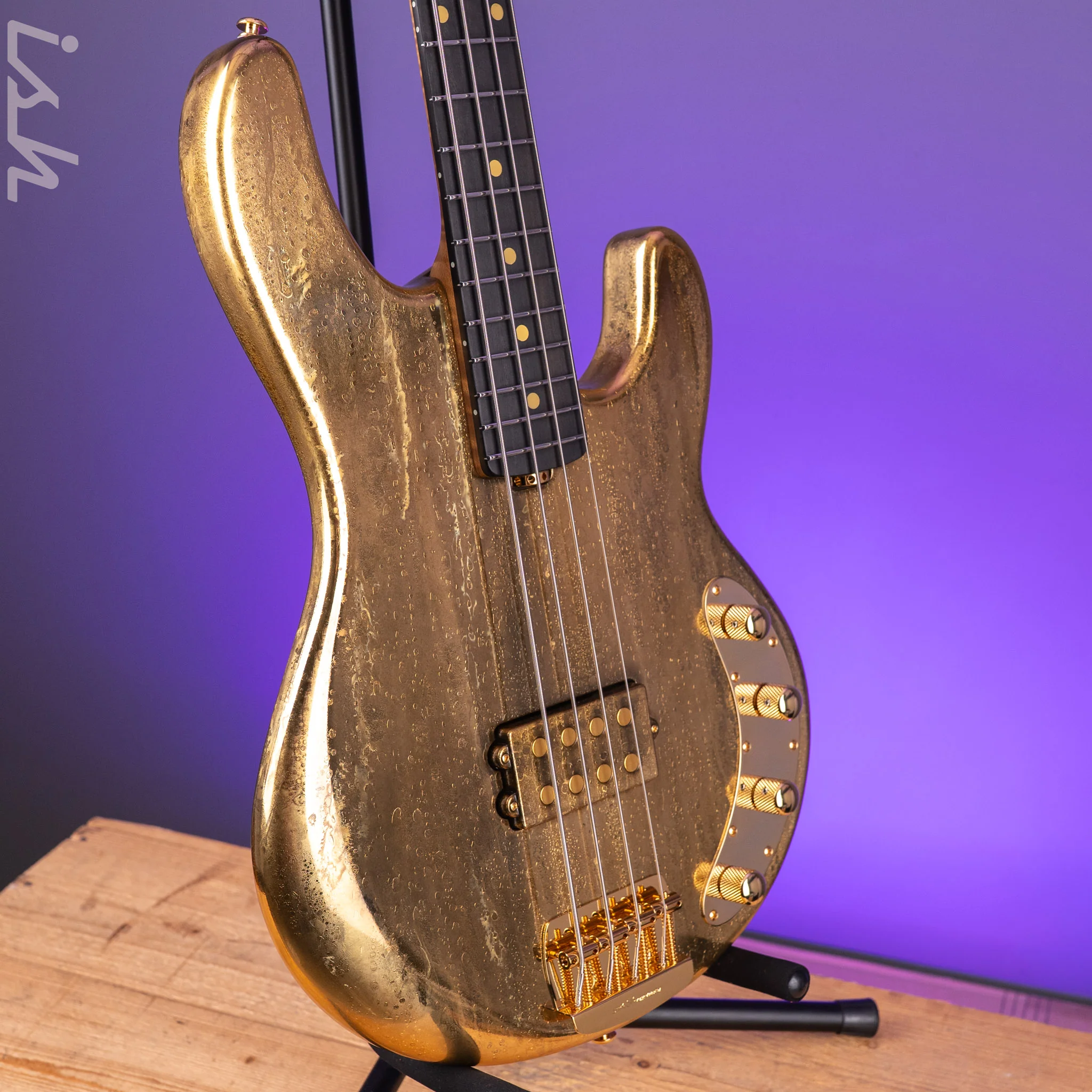 Ernie Ball Music Man 50th Anniversary StingRay Molten Gold - Image 3