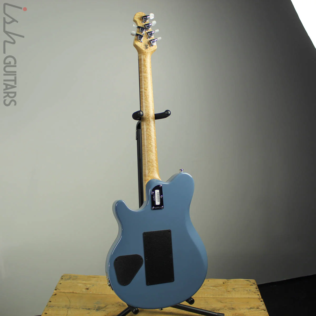 Ernie Ball Music Man BFR Axis Steel Blue Flame - Image 7