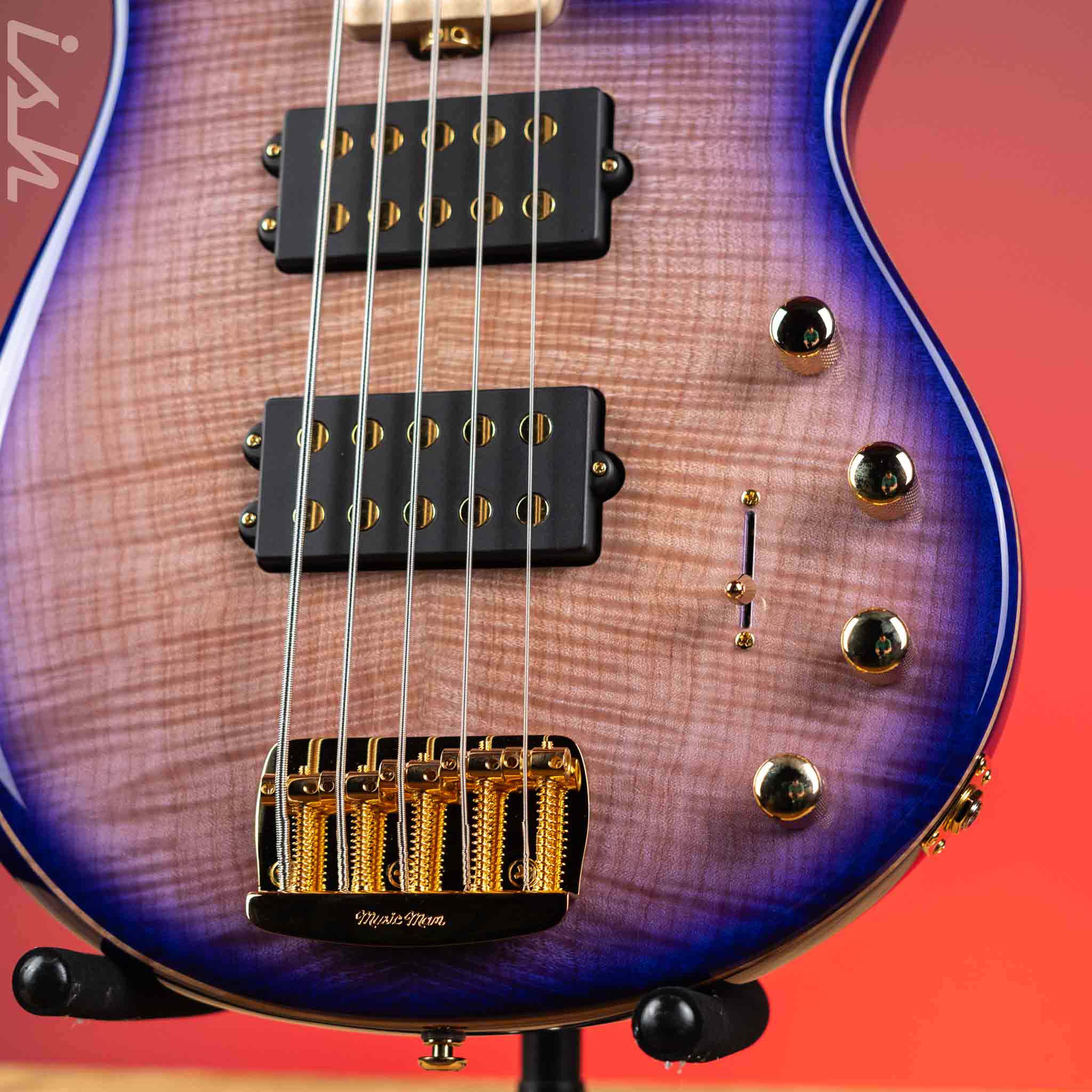 Ernie Ball Music Man BFR 35th Anniversary Stingray 5 Moonbeam - Image 4