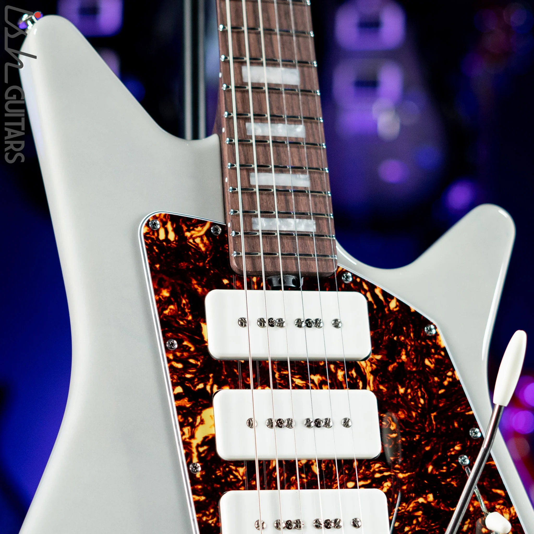 Ernie Ball Music Man BFR Albert Lee MM90 Ghost In a Shell White Demo - Image 3
