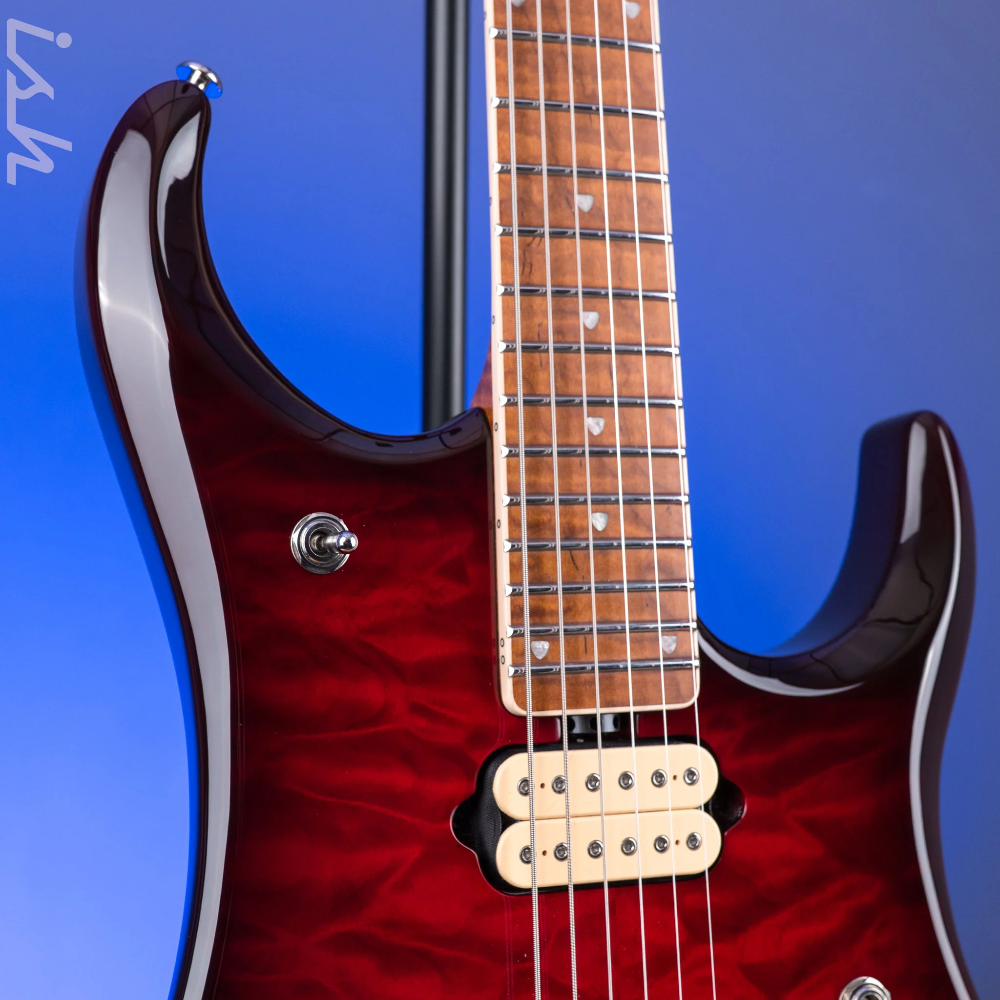 RMA Ernie Ball Music Man BFR John Petrucci JP15 Baritone 6 Cherry Creamsicle - Image 4