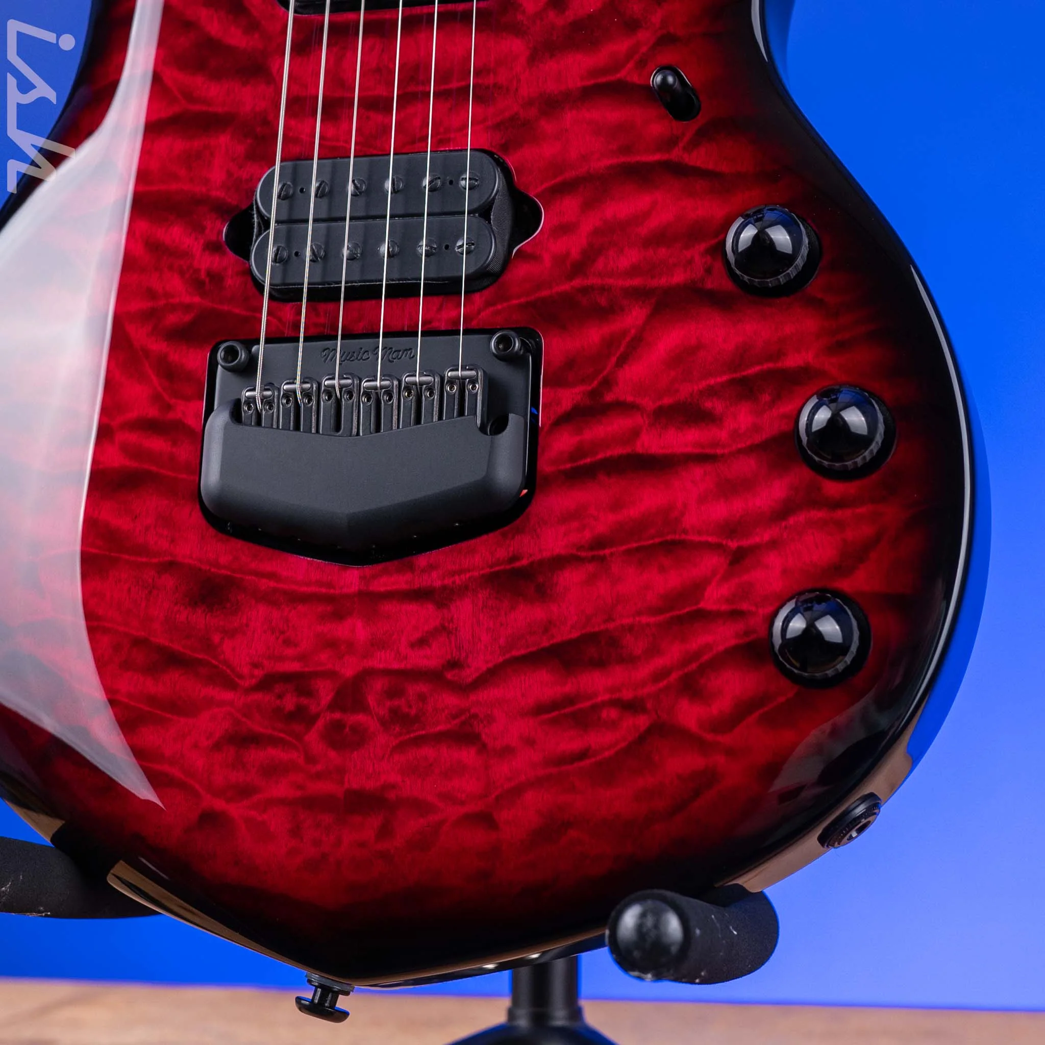 Ernie Ball Music Man BFR John Petrucci Majesty 6 Electric Guitar Red Nebula - Image 4