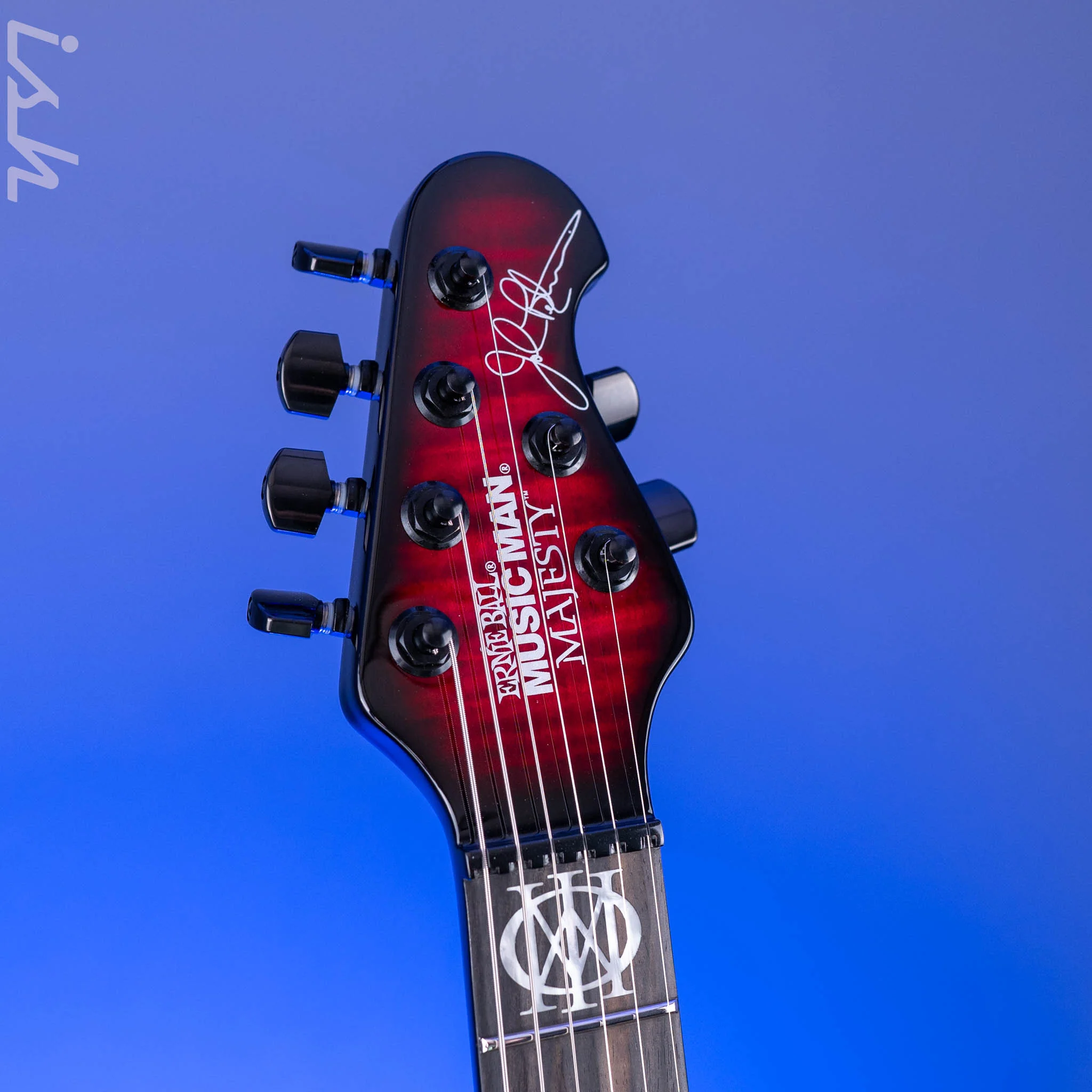 Ernie Ball Music Man BFR John Petrucci Majesty 6 Electric Guitar Red Nebula - Image 5