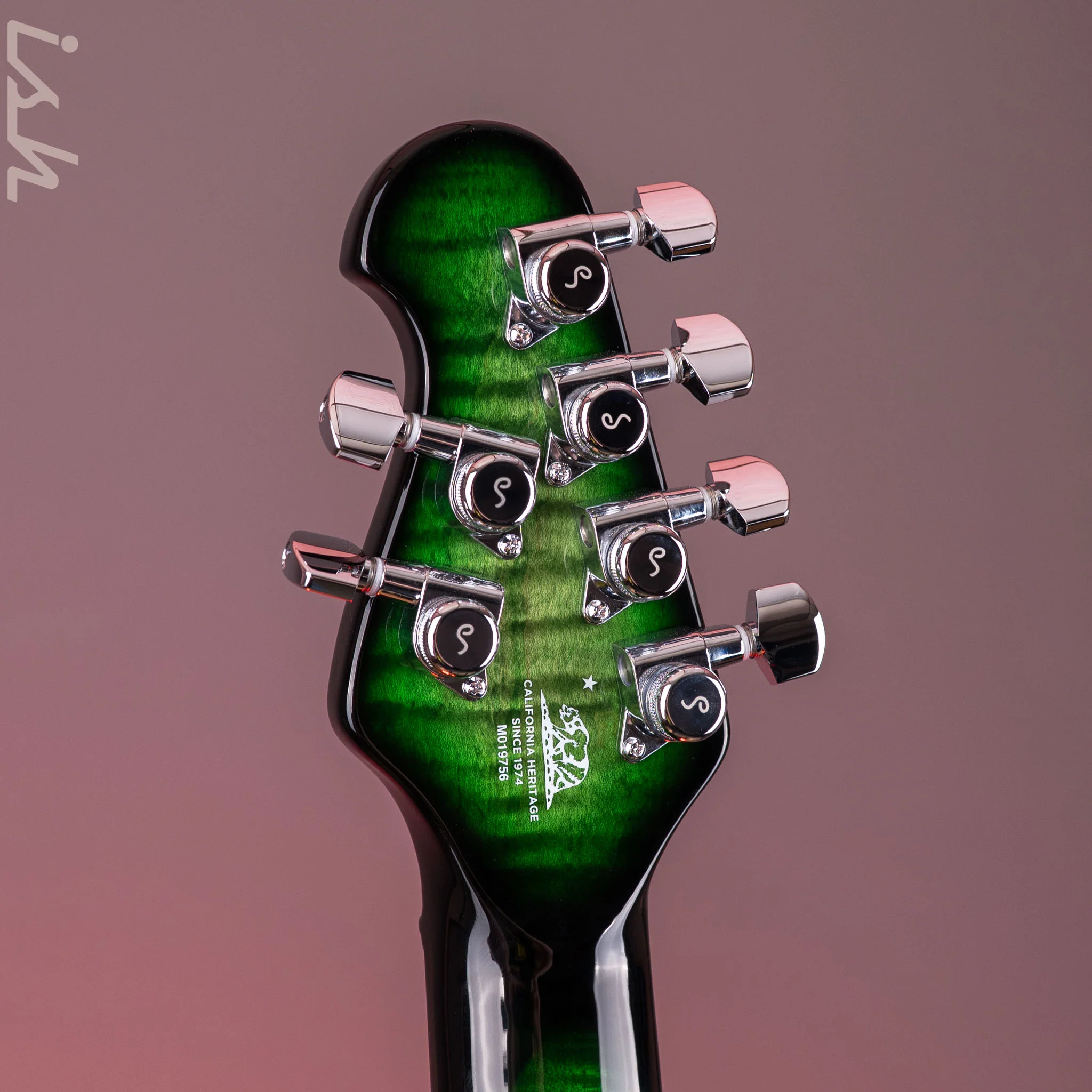 Ernie Ball Music Man BFR Majesty 6-String Electric Guitar Malachite - Image 12
