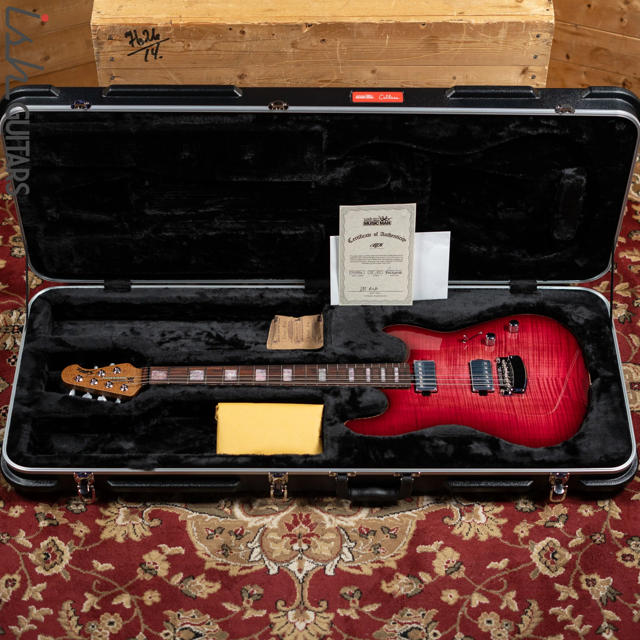 Ernie Ball Music Man BFR Sabre HH Trem - Half Baked #38 of 55 - Image 15