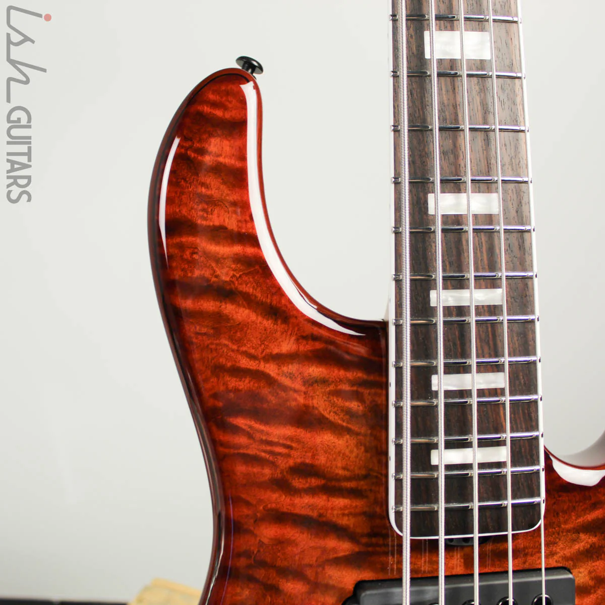 2019 Ernie Ball Music Man BFR StingRay 5 Giants Orange - Image 4