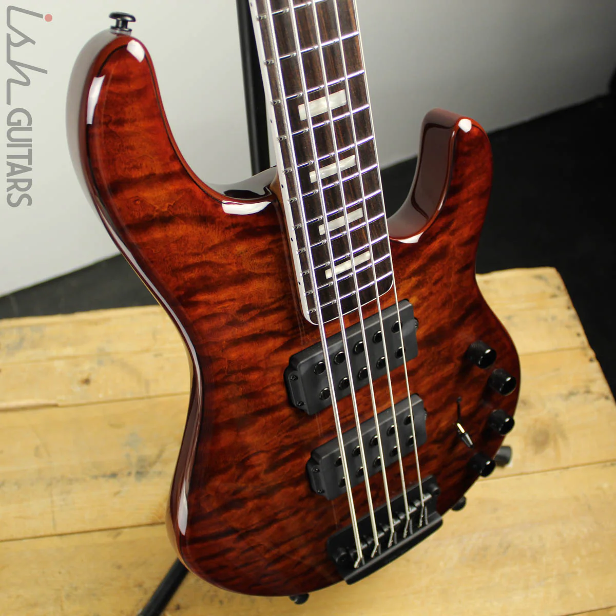 2019 Ernie Ball Music Man BFR StingRay 5 Giants Orange - Image 8