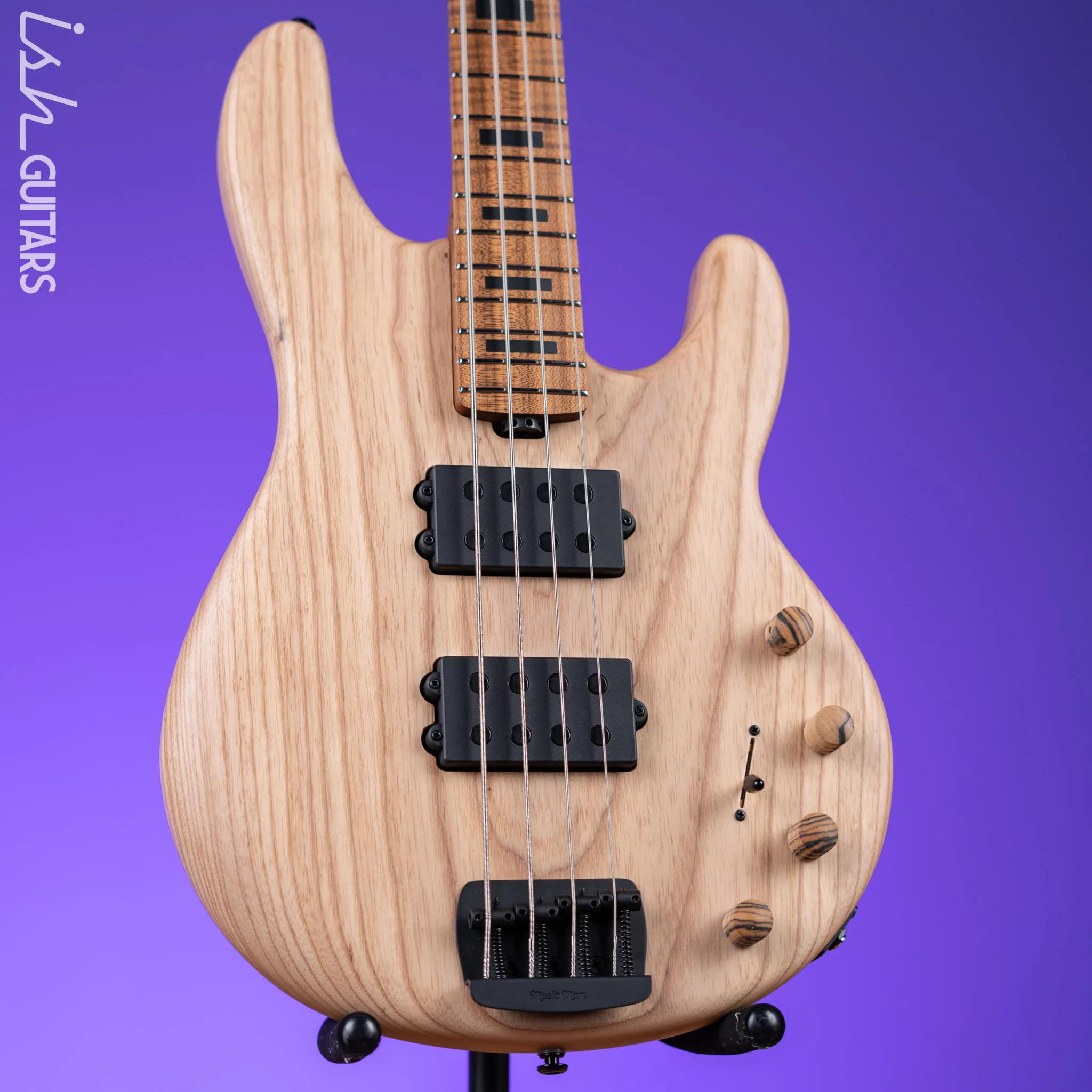 Ernie Ball Music Man BFR StingRay Special HH ‘Slugger’ Bass Roasted Maple Neck Natural