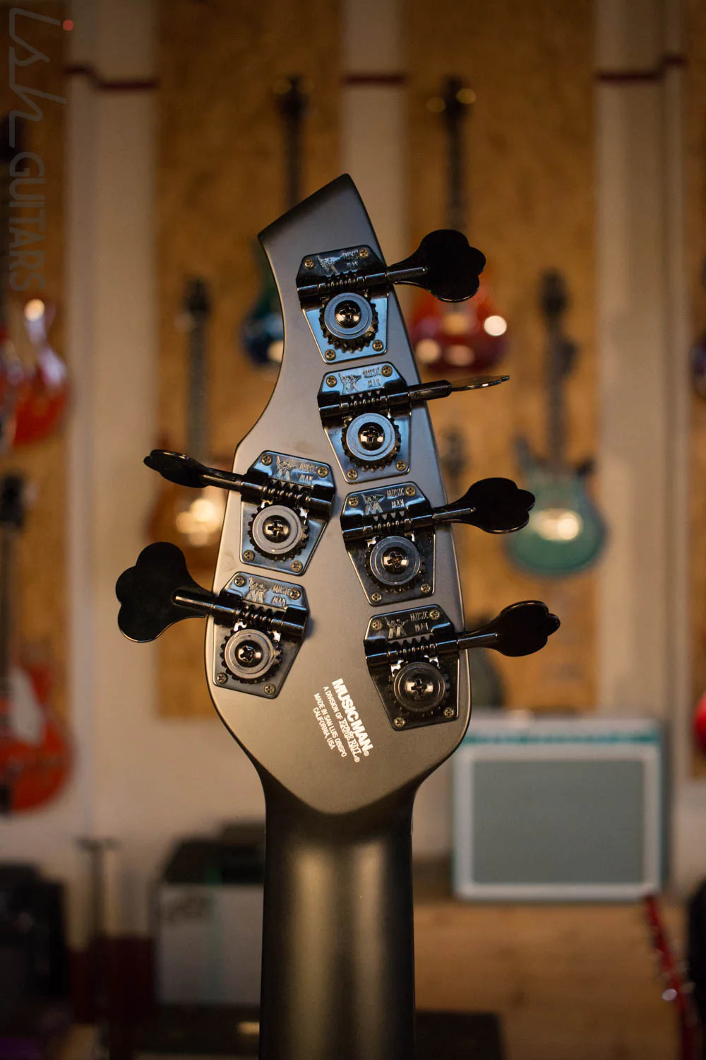 Ernie Ball Music Man Bongo 6 HH Fretless Stealth - Image 7